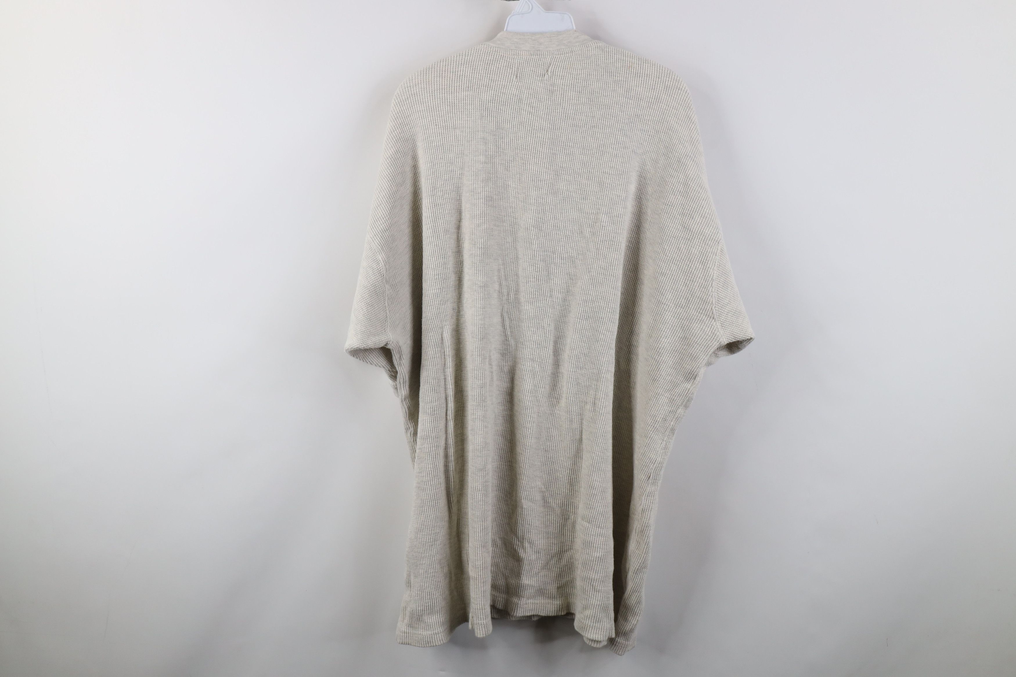 Vintage Vintage 90s Streetwear Short Sleeve Knit Henley T-Shirt Size US XXL / EU 58 / 5 - 10 Thumbnail