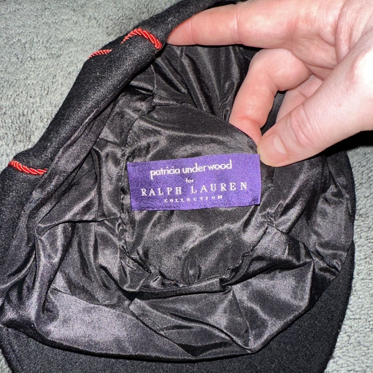 Ralph Lauren × Ralph Lauren Purple Label Ralph Lauren Spring 2014 SS14 Hat Cap by Patricia Underwood Size ONE SIZE - 3 Thumbnail