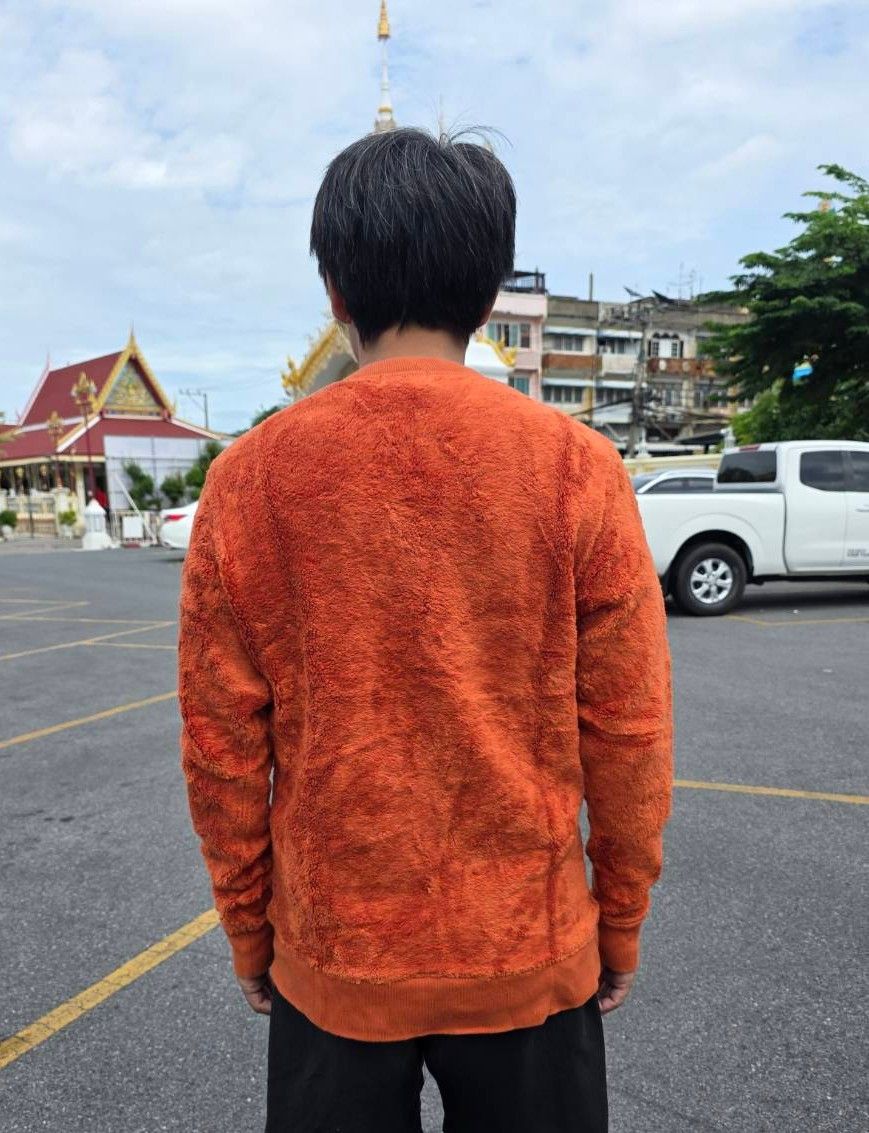 Edifice Japan (J207) Edifice 417 Japan Orange Fuzzy Fleece Sweatshirt Sz L Size US M / EU 48-50 / 2 - 9 Thumbnail