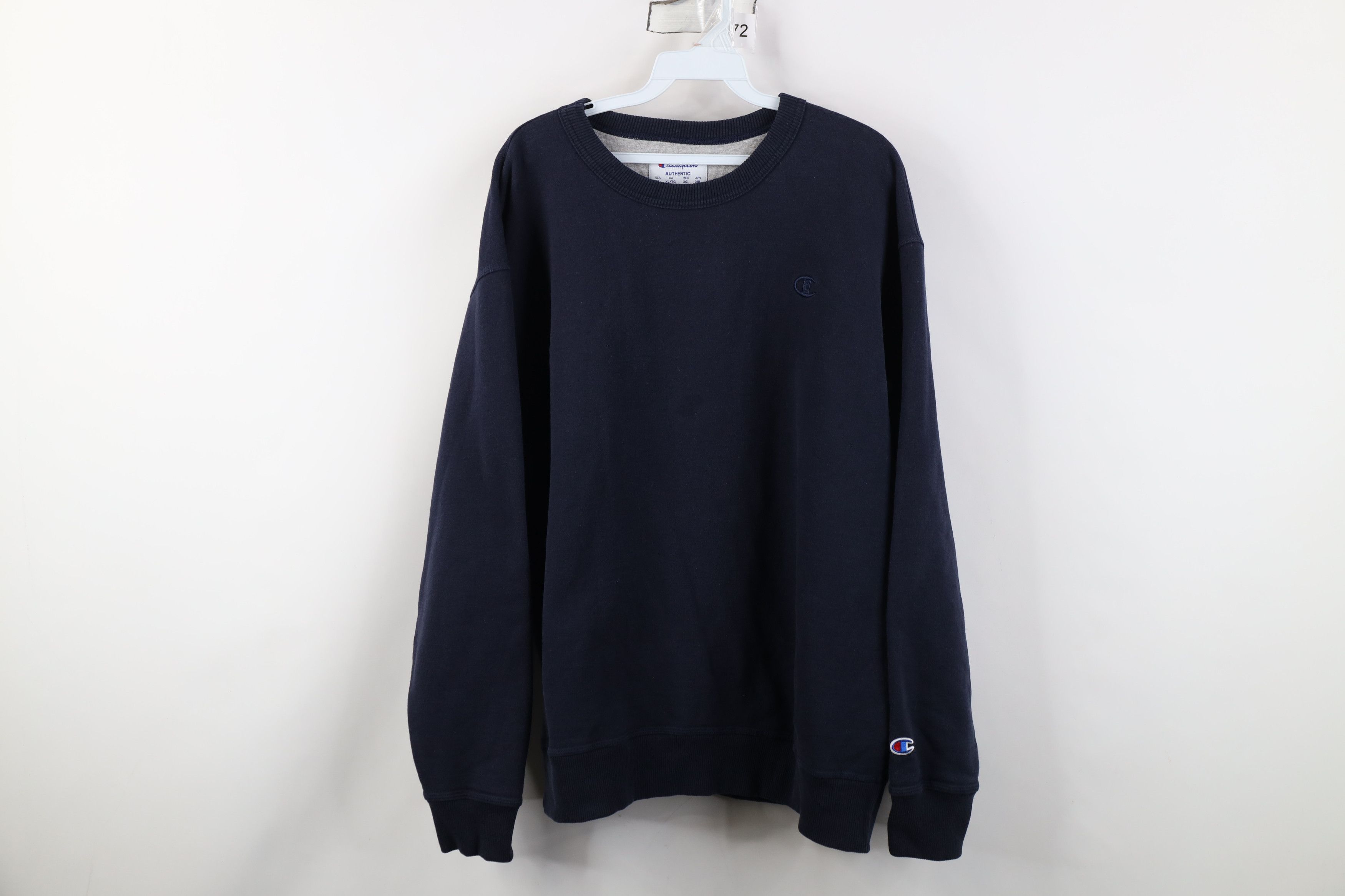 Champion Vintage Y2K Champion Monochrome Crewneck Sweatshirt Size US XL / EU 56 / 4 - 1 Thumbnail