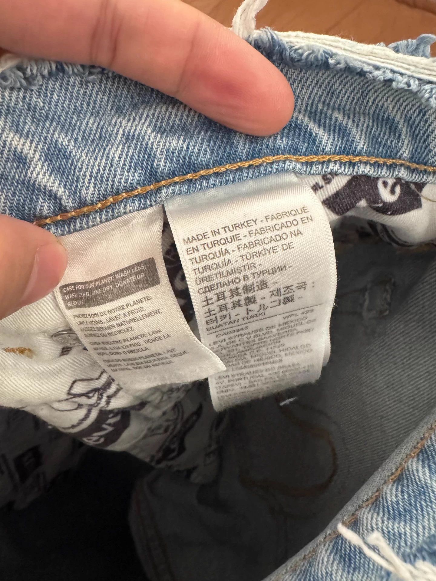 Levi's Levi's Collab Blue Jeans 32 110L Worn 1x DC Size US 32 / EU 48 - 5 Thumbnail