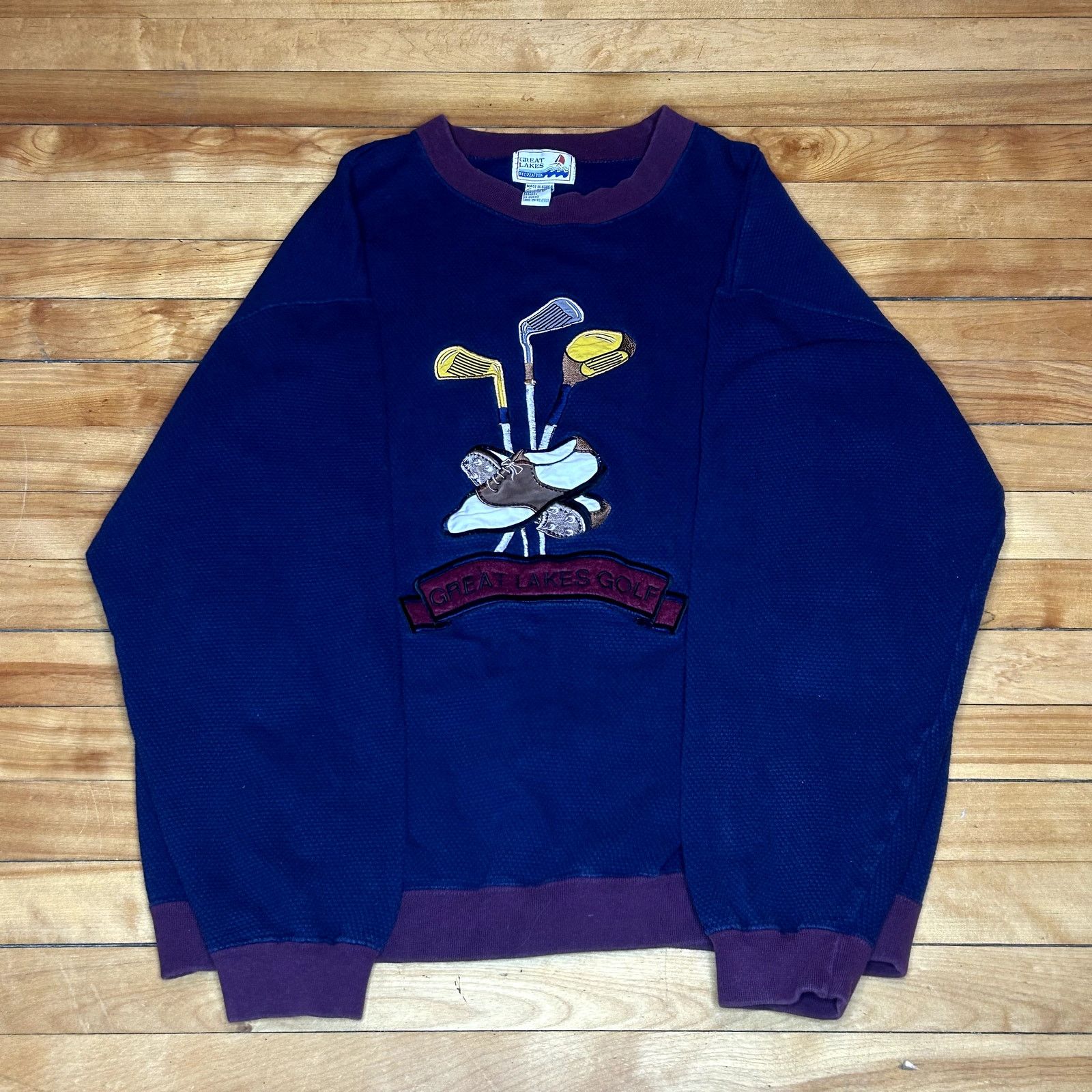 Great Lakes Recreation Vintage 90s/Y2K Golf Sweater Large Size US L / EU 52-54 / 3 - 2 Thumbnail