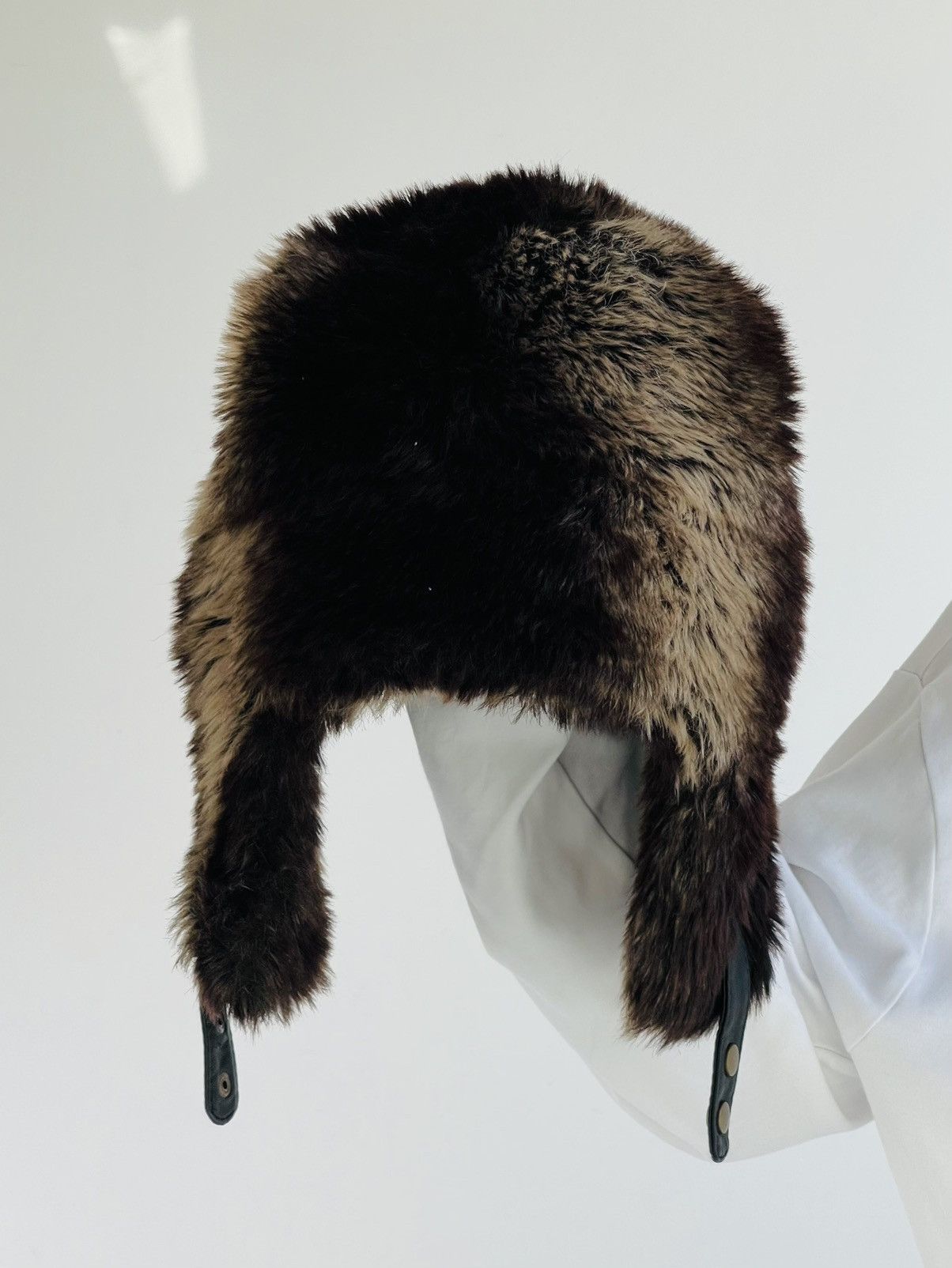 Hysteric Glamour Vintage fuzzy mohair japanese ushanka hat avant garde Size ONE SIZE - 6 Thumbnail