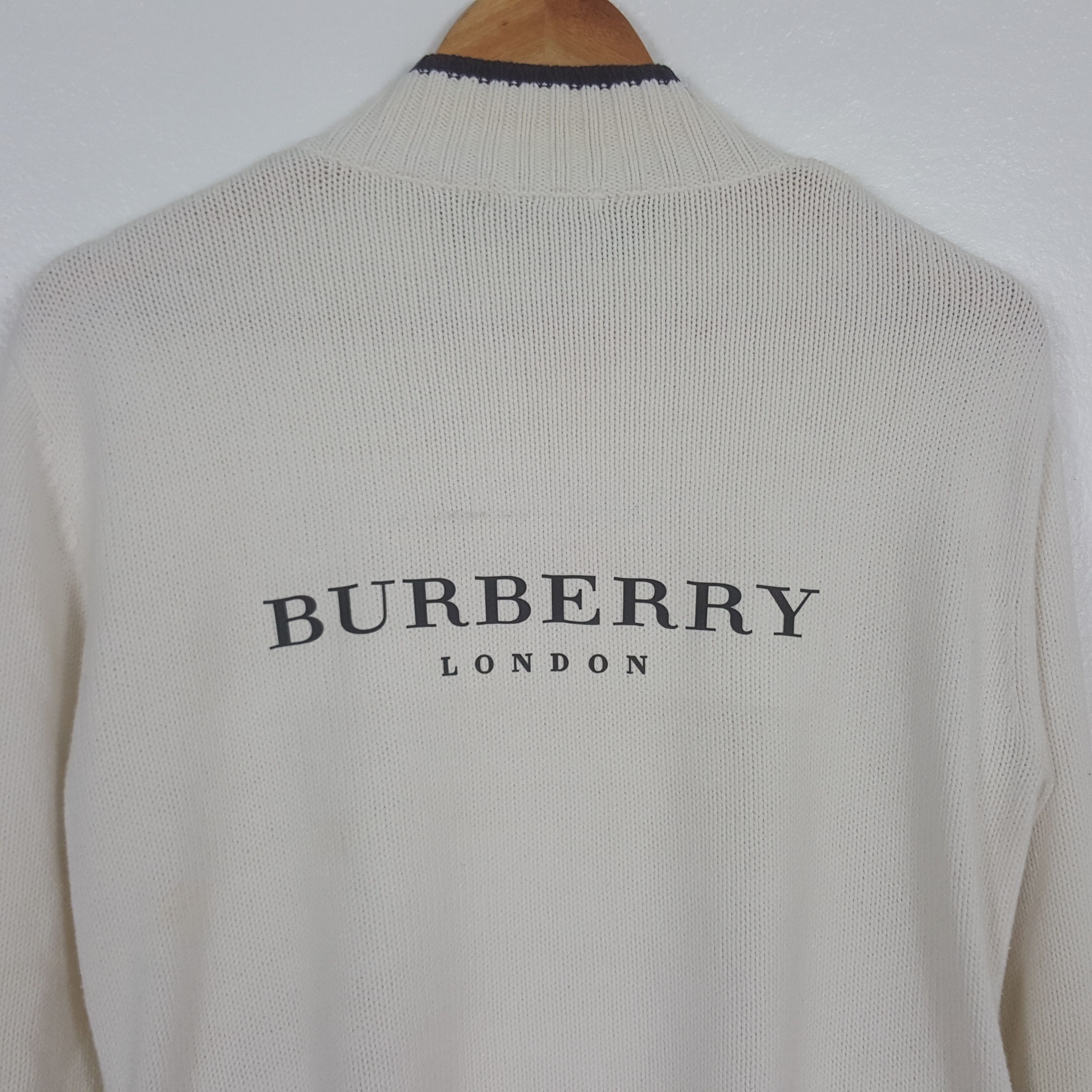 Burberry Vintage Burberry Black Label Sweater Jacket C307N8 Size US S / EU 44-46 / 1 - 4 Thumbnail