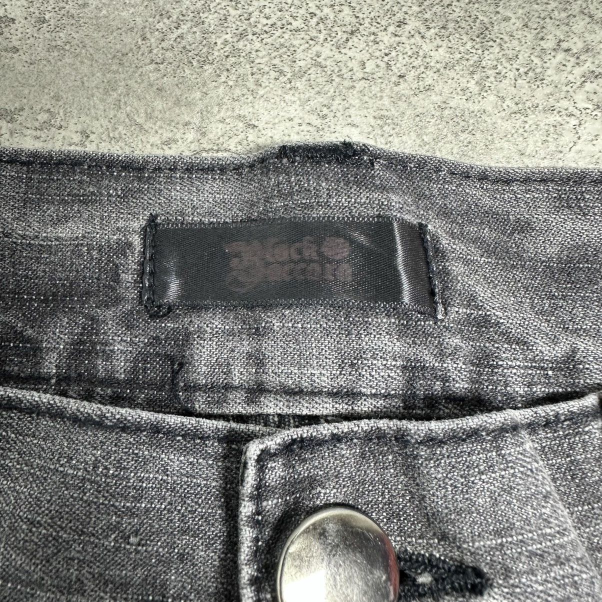 Japanese Brand Black Baccara Distressed Flared Bondage Pants Size US 32 / EU 48 - 11 Thumbnail
