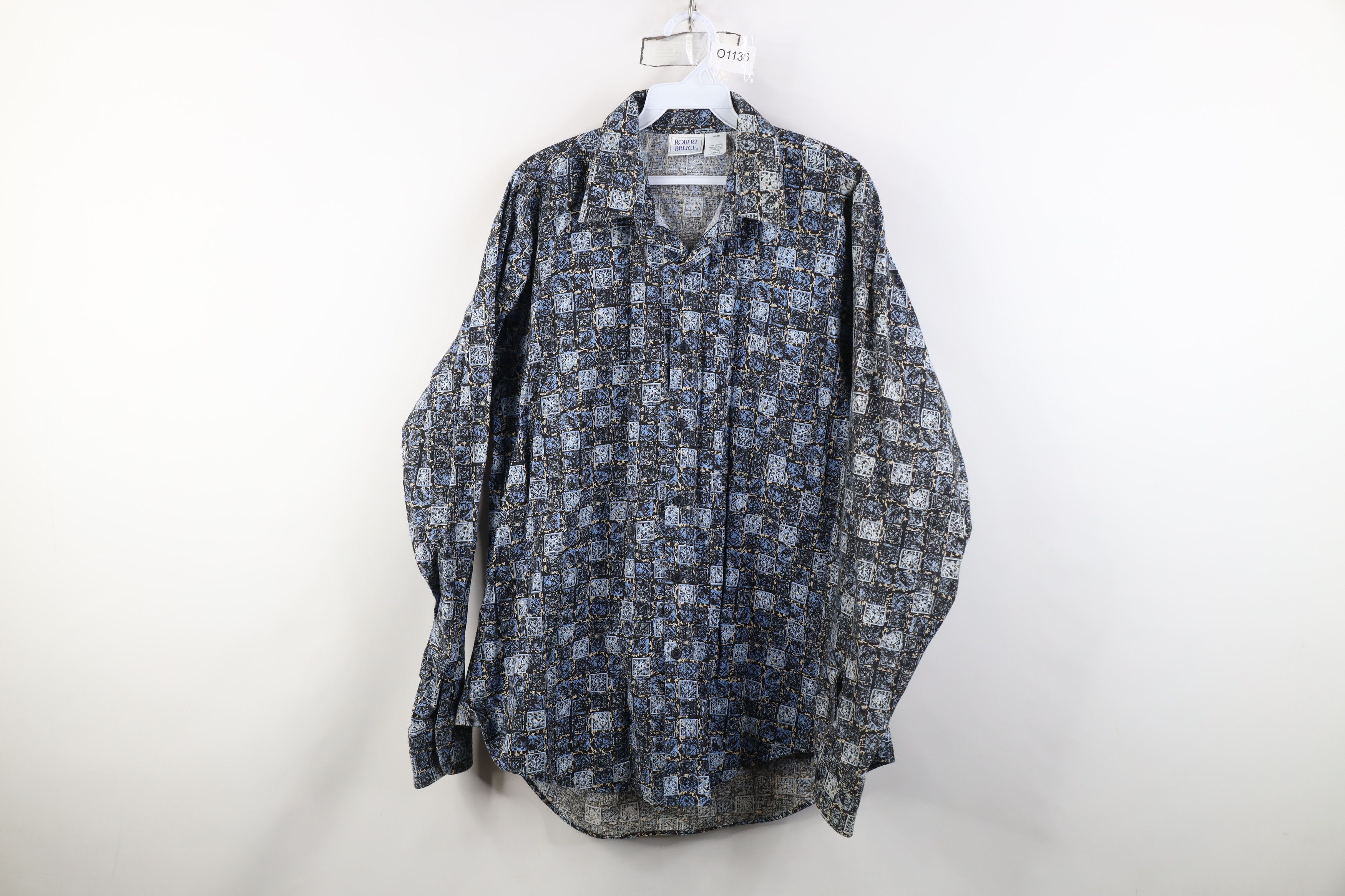 Vintage Vintage 90s Streetwear Collared Button Shirt Cotton Size US L / EU 52-54 / 3 - 1 Thumbnail