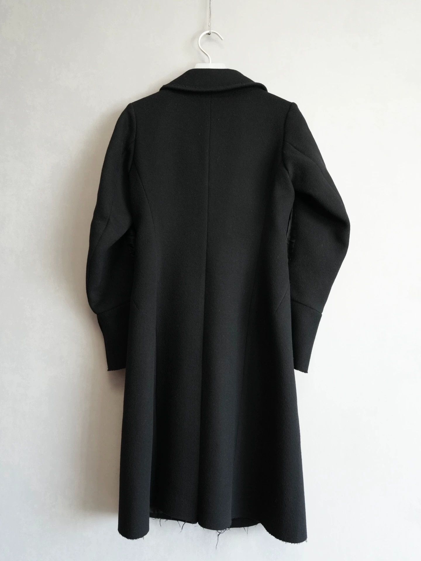 Yohji Yamamoto Yohji Yamamoto 95AW Runway Cut Raw Hem Coat S Size S / US 4 / IT 40 - 5 Thumbnail