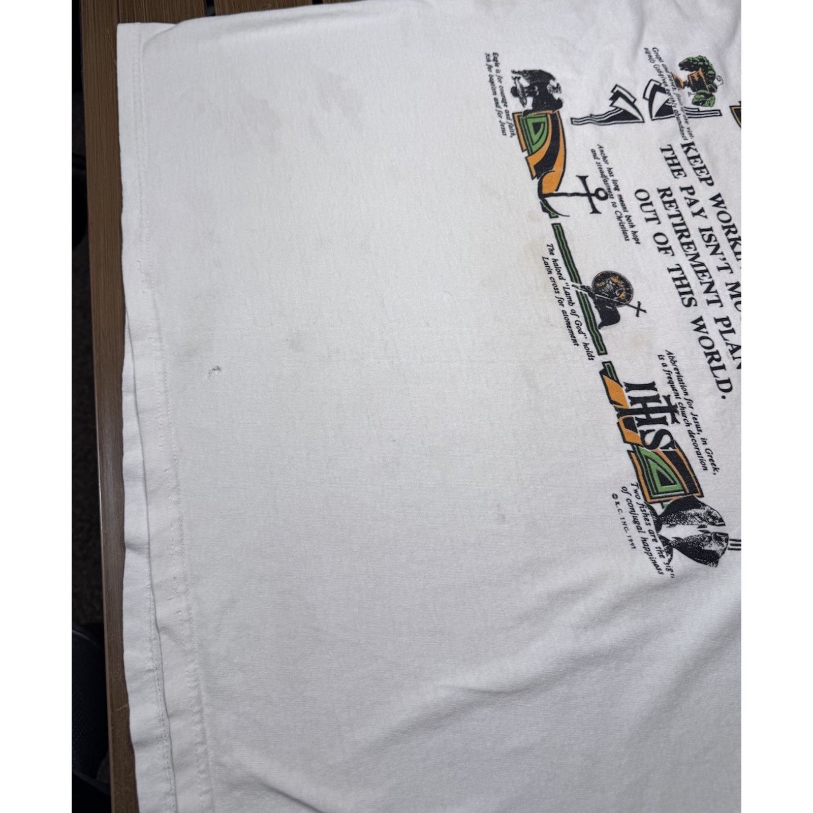 Other Vintage 90s Keep Working For The Lord Jesus shirt Men XL Size US XL / EU 56 / 4 - 11 Thumbnail