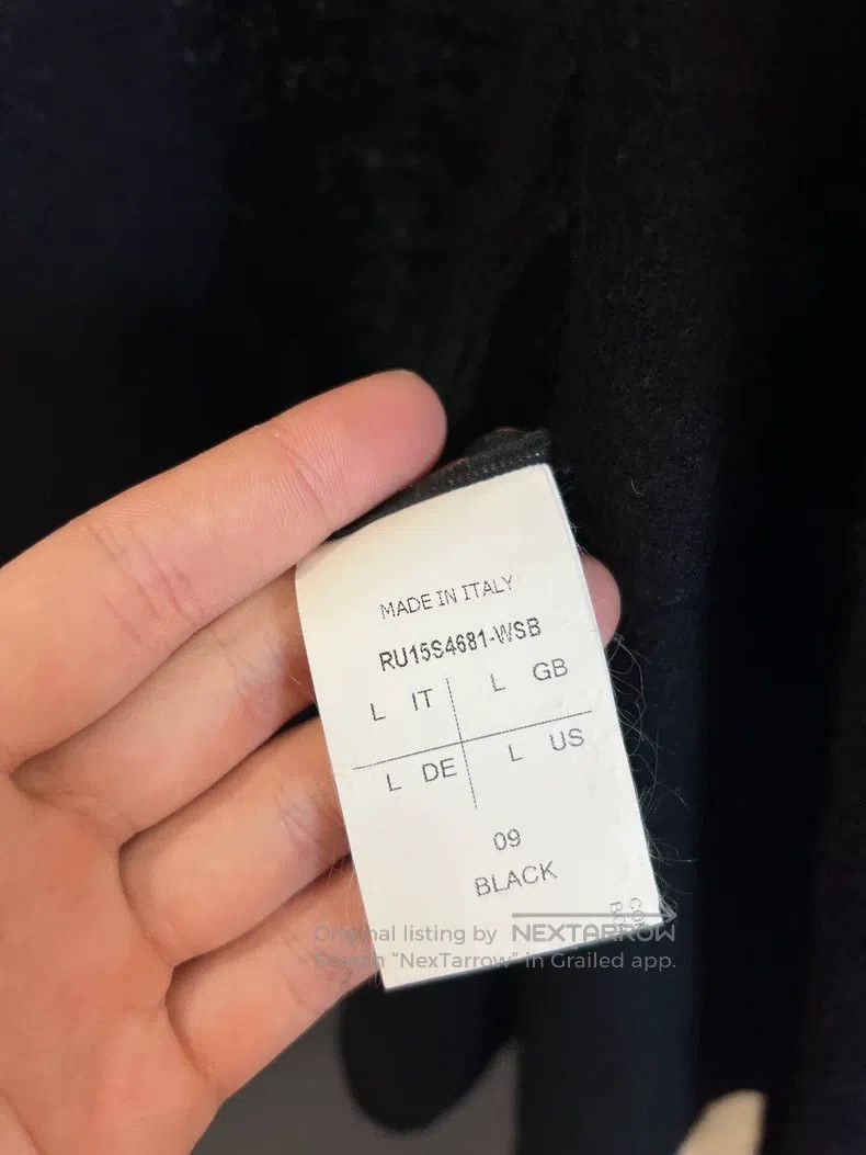 Rick Owens RICK OWENS Mid-length knitted cashmere sleeveless wizard h Size US L / EU 52-54 / 3 - 6 Thumbnail