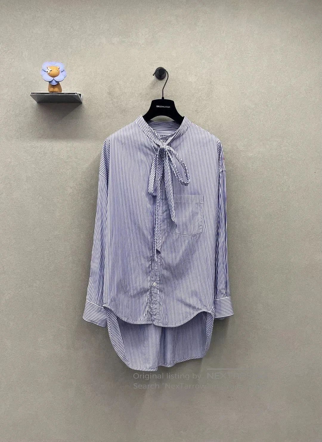 Balenciaga Balenciaga Blue Striped Shirt. Size US XS / EU 42 / 0 - 1 Thumbnail