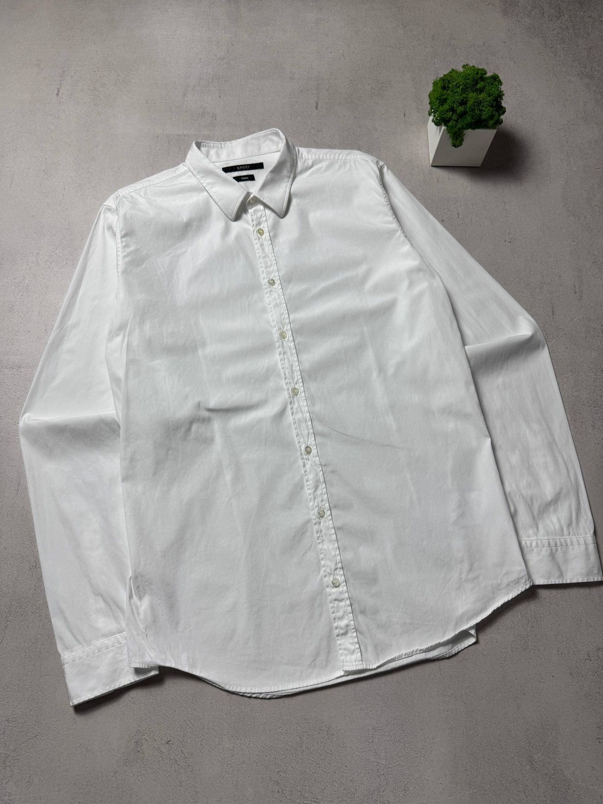 Gucci Gucci Button Up Shirt White Mens 42/16 Size Luxury Size US S / EU 44-46 / 1 - 2 Thumbnail