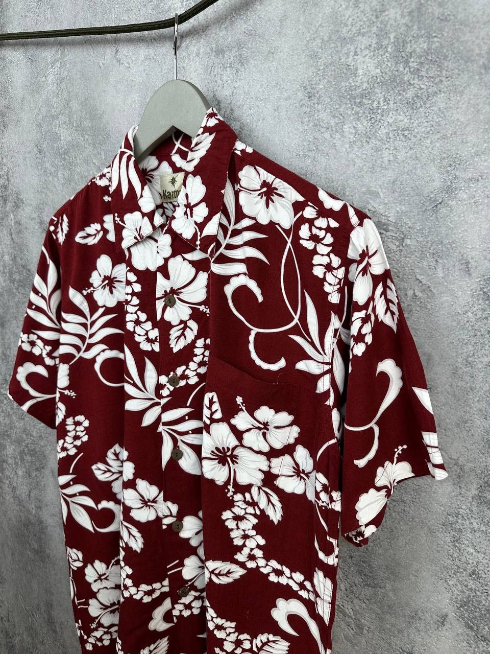 Other Karmakula Aloha Hawaiian Shirt Red Floral SS Vintage Style Size US S / EU 44-46 / 1 - 5 Thumbnail