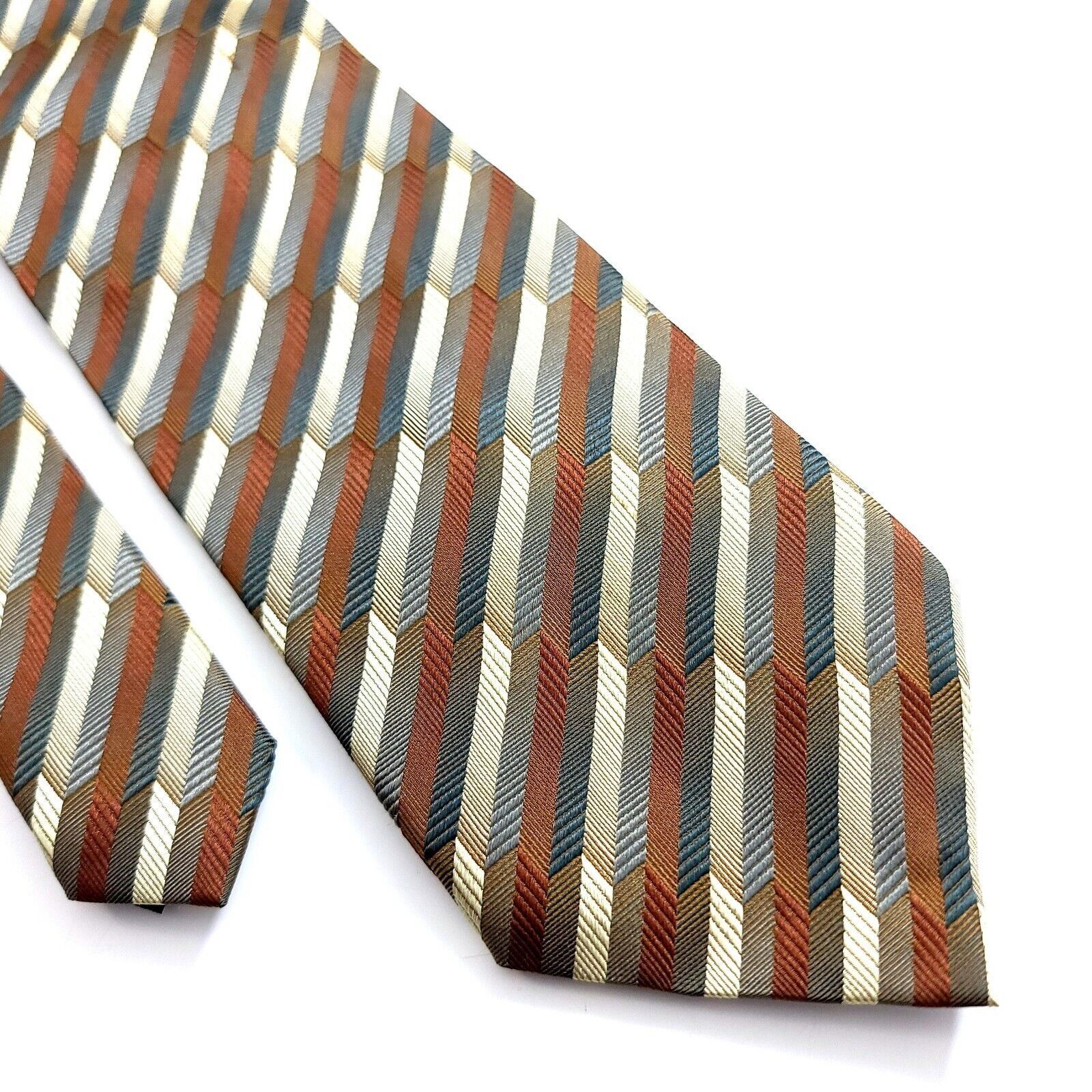 Alexander Julian American Modern Alexander Julian Green Brown Gold Woven Stri Size ONE SIZE - 1 Thumbnail