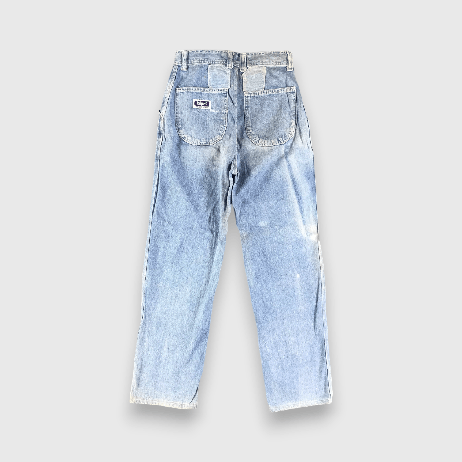 Japanese Brand Vintage Bobson Carpenter Jeans Medium Wash Denim -J2740 Size US 26 / EU 42 - 2 Thumbnail
