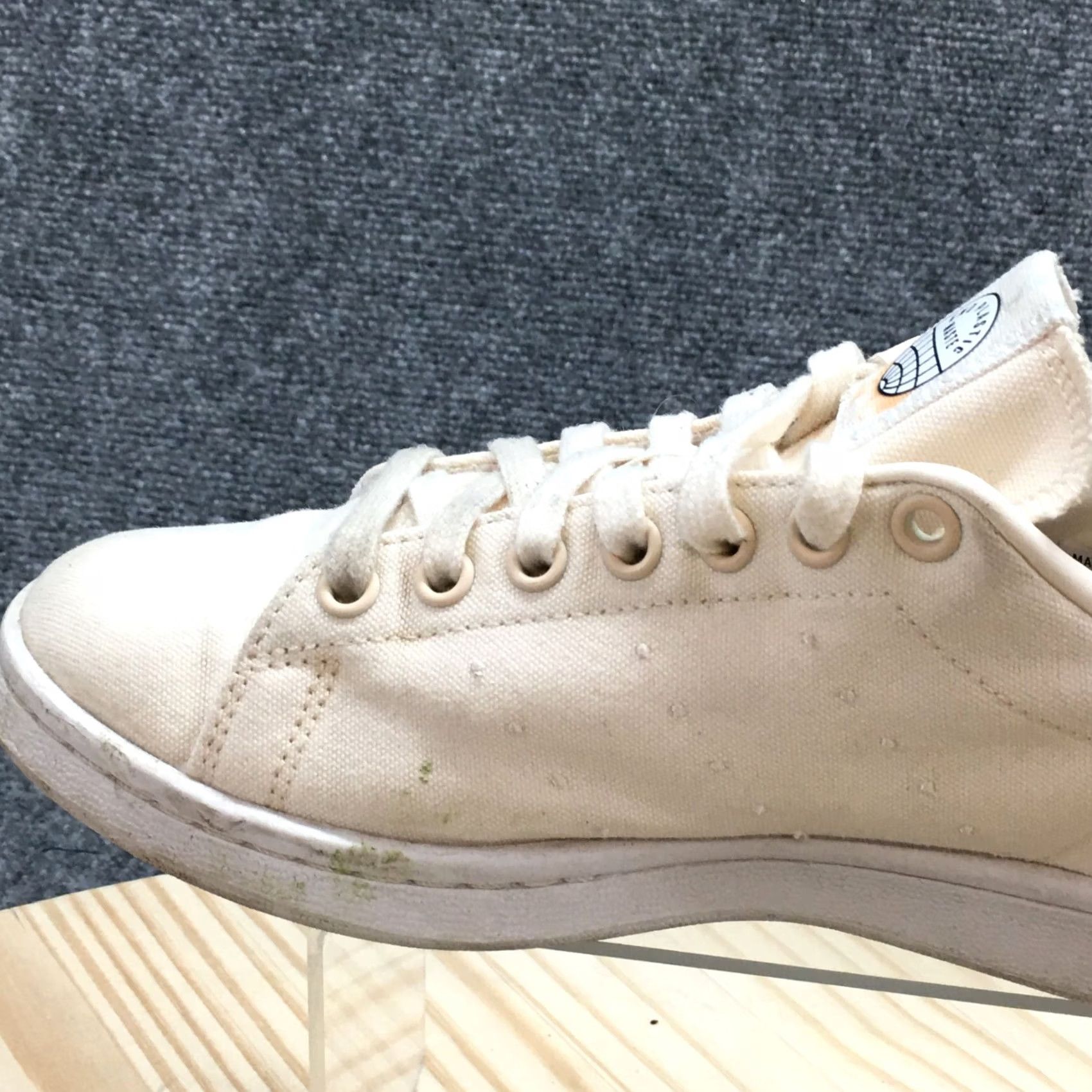 Adidas Adidas Sneaker Womens 7 Cream Stan Smith Wonder Laced Up Casual Comfort H03919 - Sale Size US 7 / IT 37 - 5 Thumbnail