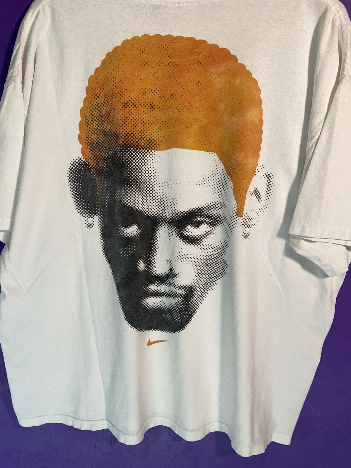 Vintage 90s Nike Dennis Rodman big face t-shirt
