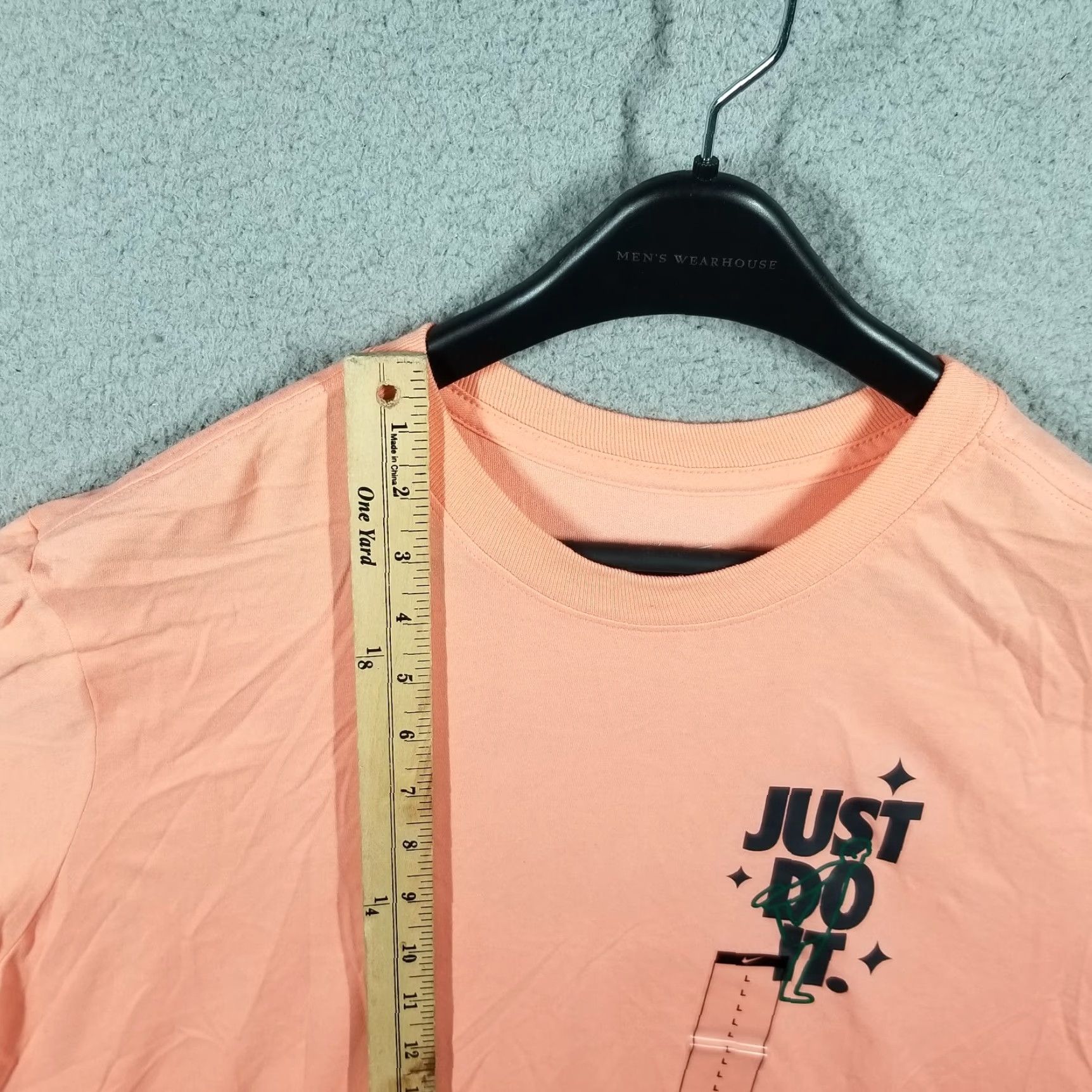 Nike Nike Shirt Mens Large Orange Peace Power Logo Solid Breathable Basic Size US L / EU 52-54 / 3 - 7 Thumbnail