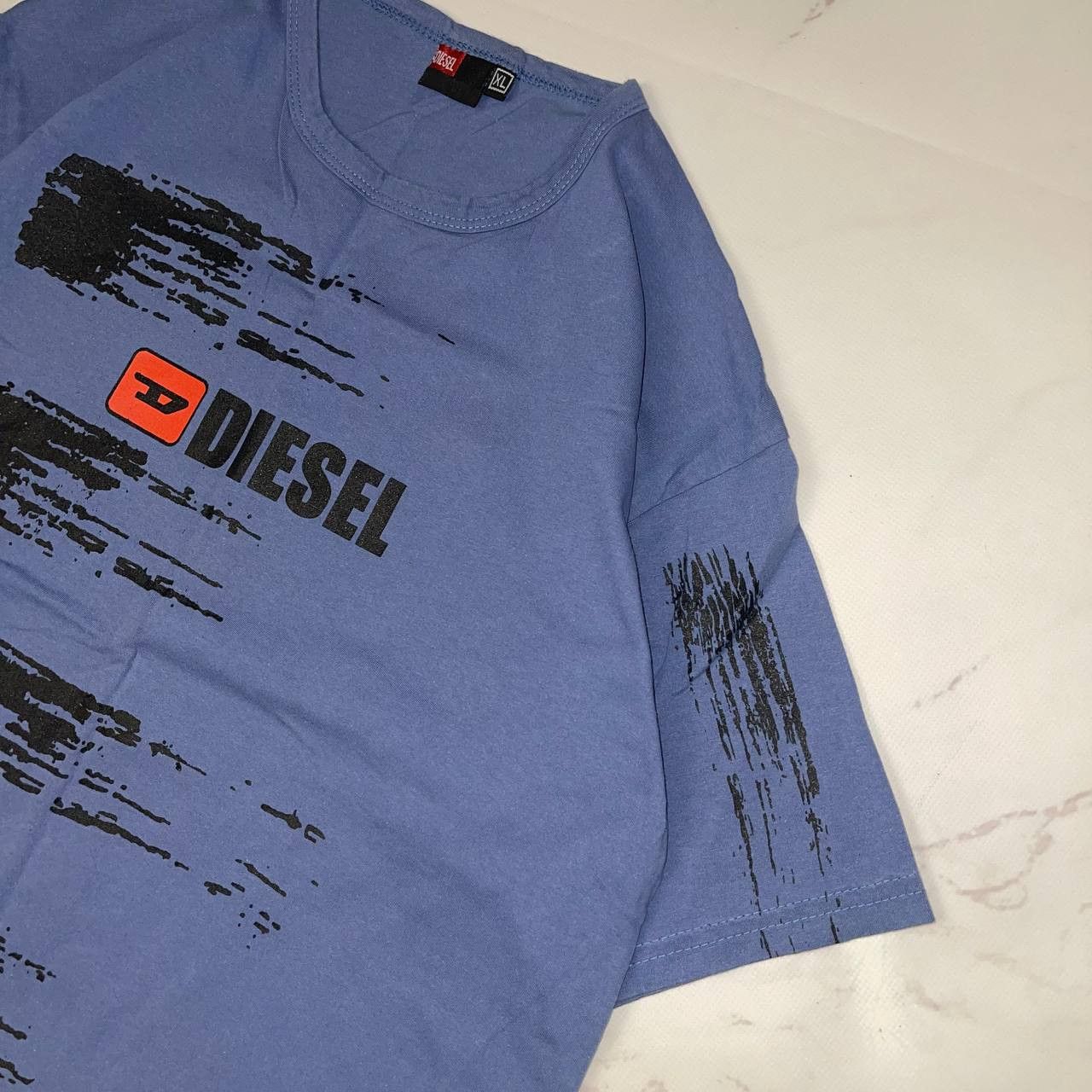 Vintage Diesel Vintage Diesel y2k big logo T Shirt 90's Size XL Size US XL / EU 56 / 4 - 4 Thumbnail