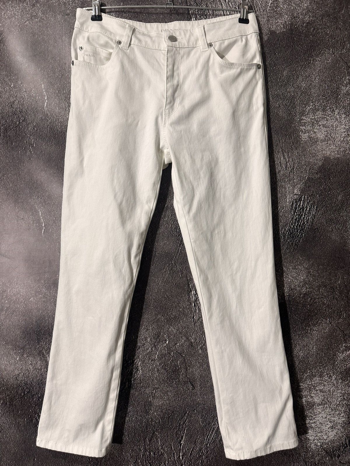 Prada Vintage Prada white jeans Size 27" / US 4 / IT 40 - 1 Thumbnail