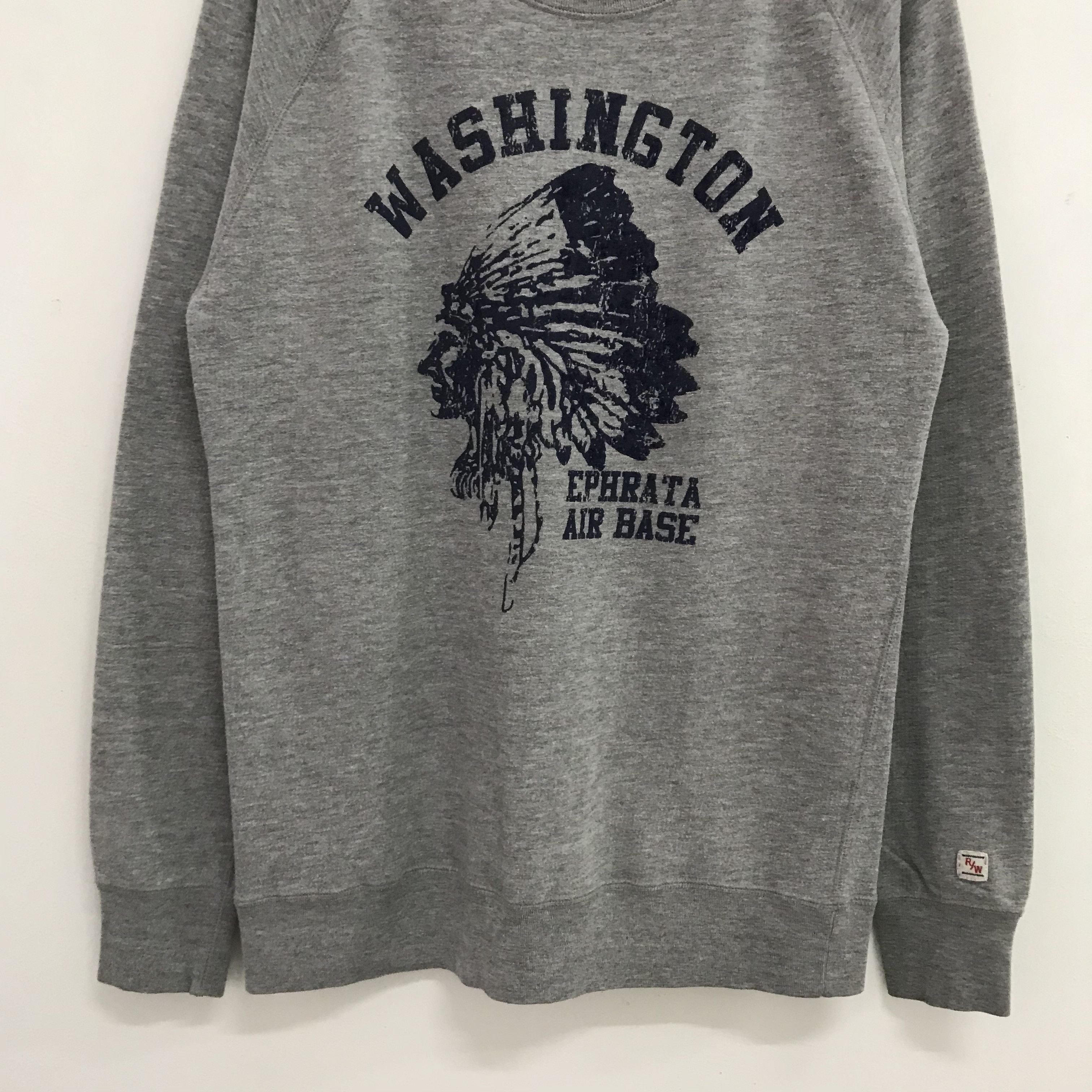 Japanese Brand Vintage Real Words Japan Brand Washington Ephrata Air Base Size US L / EU 52-54 / 3 - 3 Thumbnail