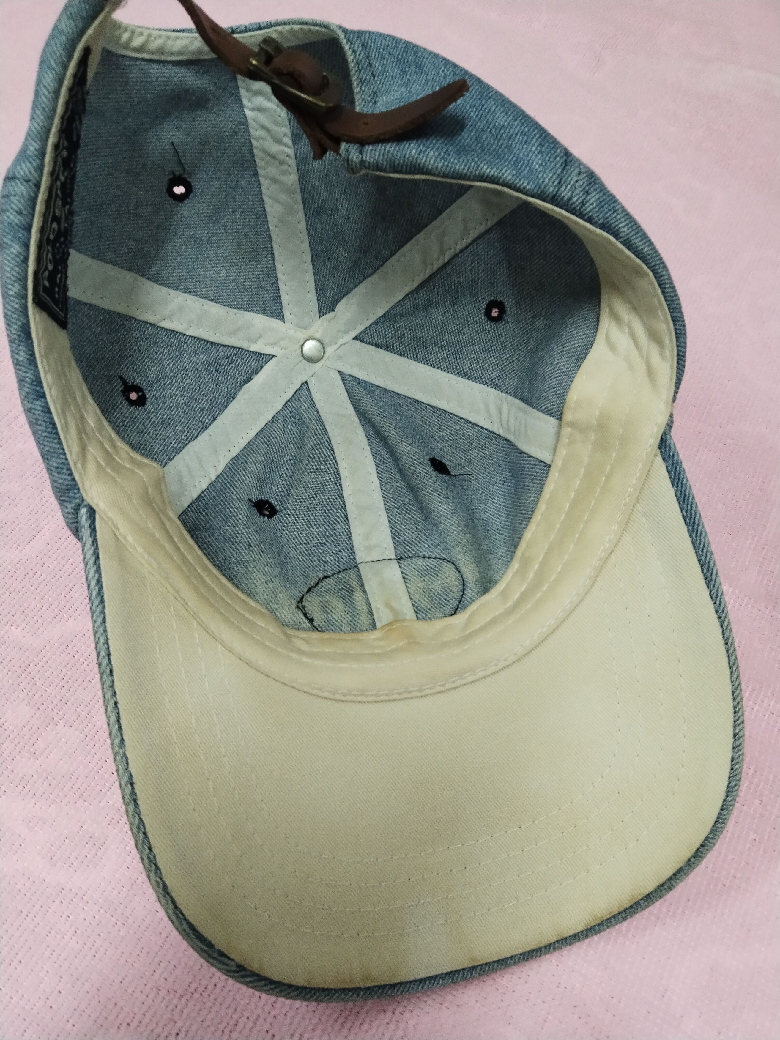 Polo Ralph Lauren VINTAGE 90 s POLO RALPH LAUREN DENIM CAP Size ONE SIZE - 5 Thumbnail