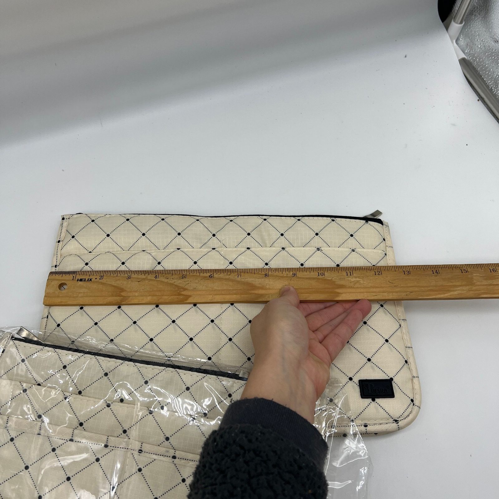 Other Periea Set of 3 Purse Organizers with Gift Bags Black Dots Size ONE SIZE - 6 Thumbnail
