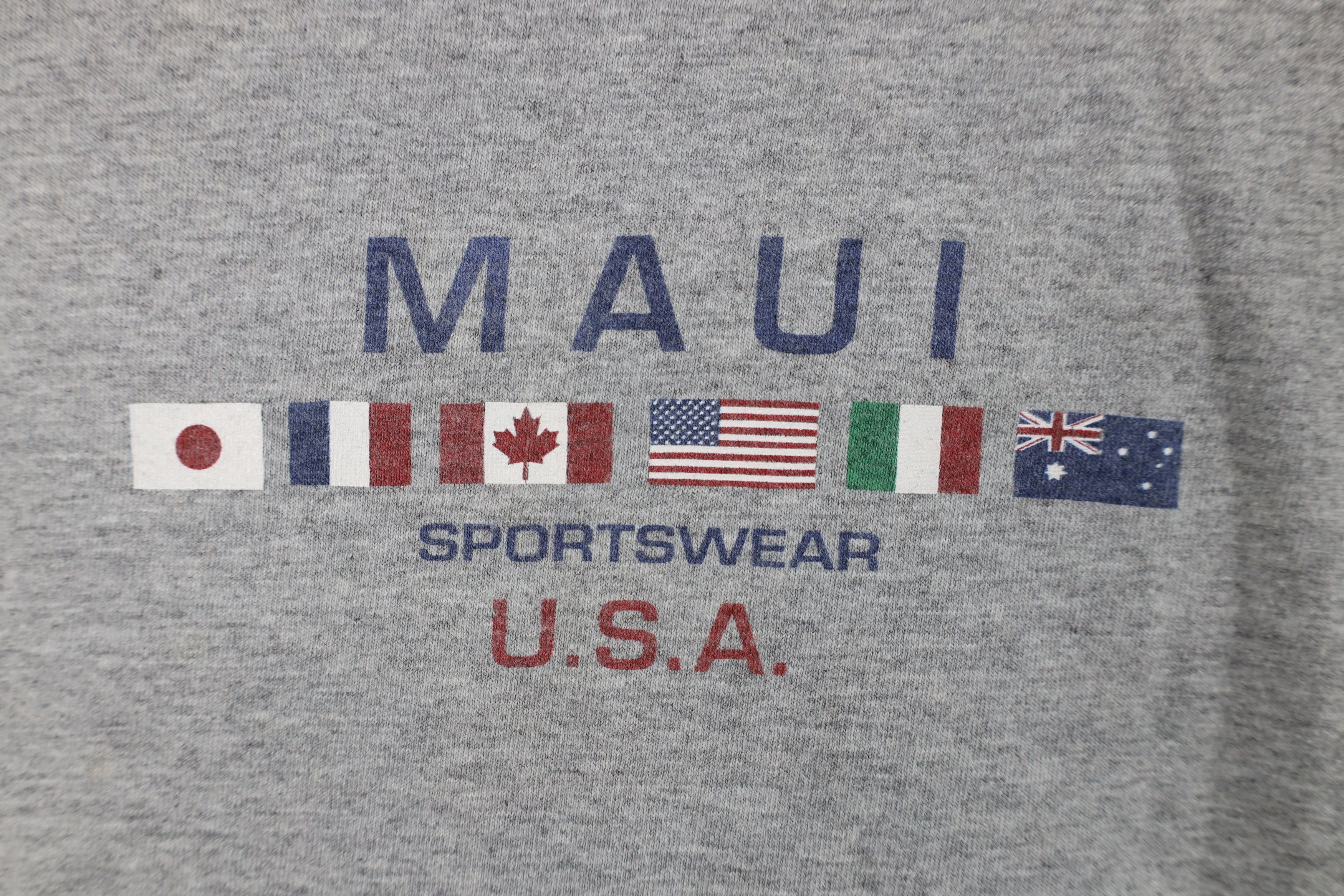 Vintage Vintage 90s Streetwear Sportswear Surfing Flags T-Shirt USA Size US XL / EU 56 / 4 - 4 Thumbnail