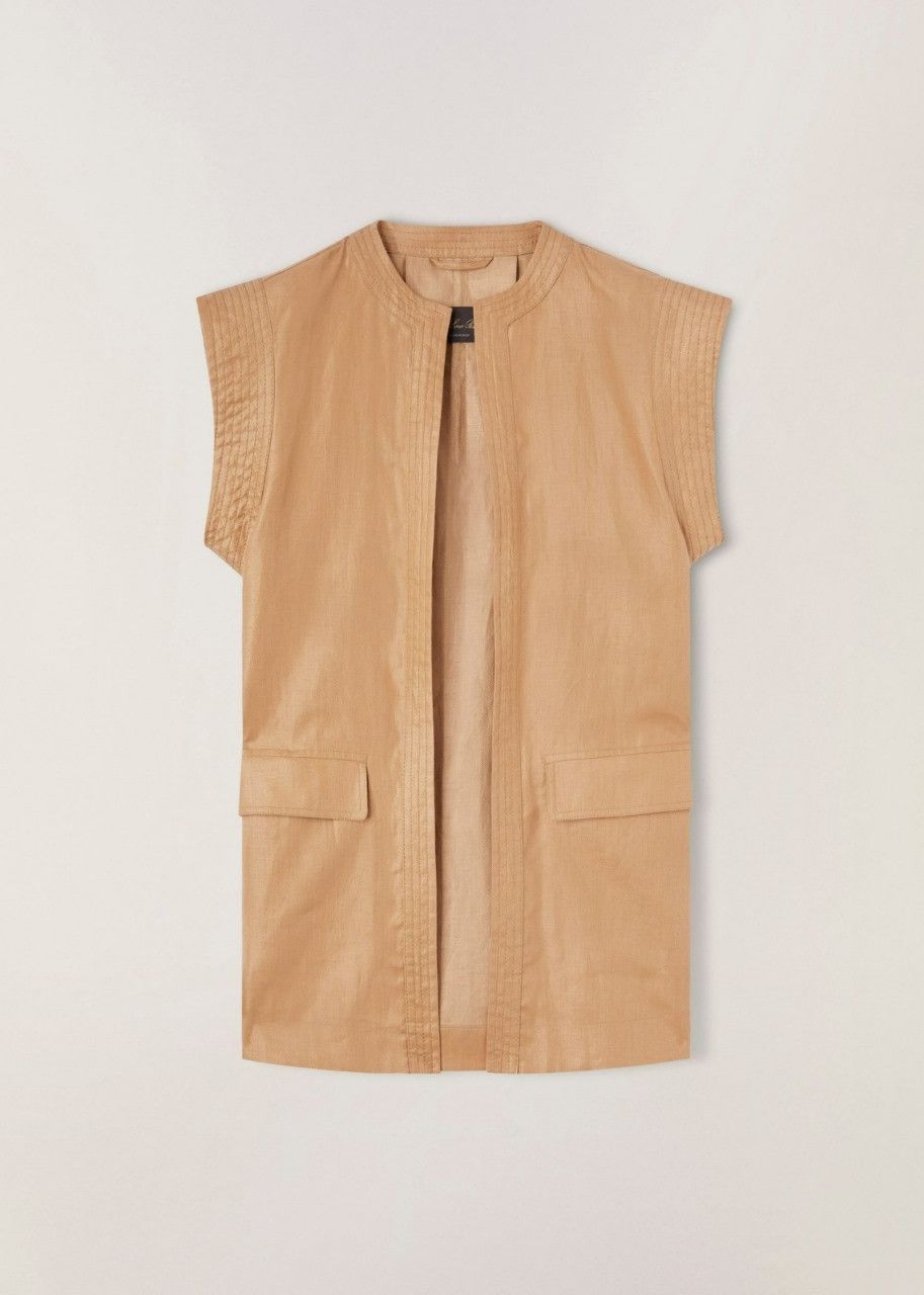 o1srvl11e0524 Vests in Brown