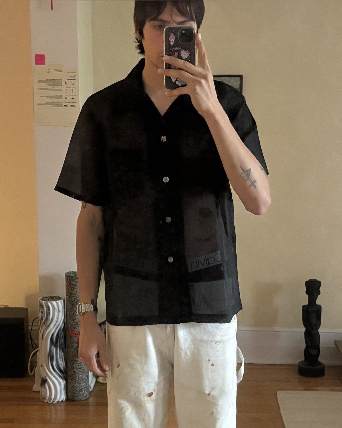Our Legacy Box Shirt Black Size US M / EU 48-50 / 2 - 4 Thumbnail