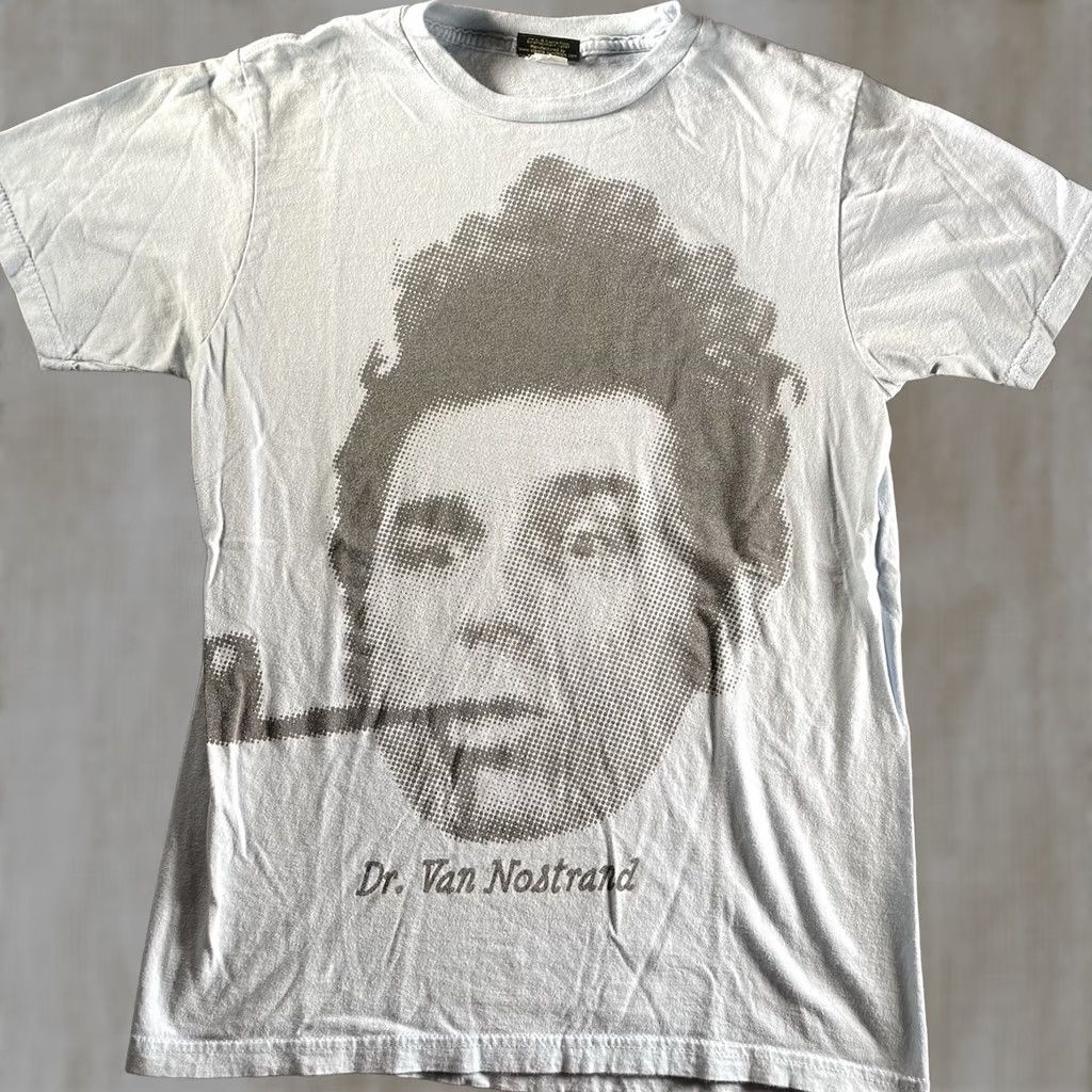 Vintage Seinfeld Shirt Mens M Kramer Dr Van Nostrand 90s Comedy Sitcom Blue Crew Neck Short Sleeve T-Shirt Graphic Print Regular Fit Pop Culture Size US M / EU 48-50 / 2 - 1 Thumbnail