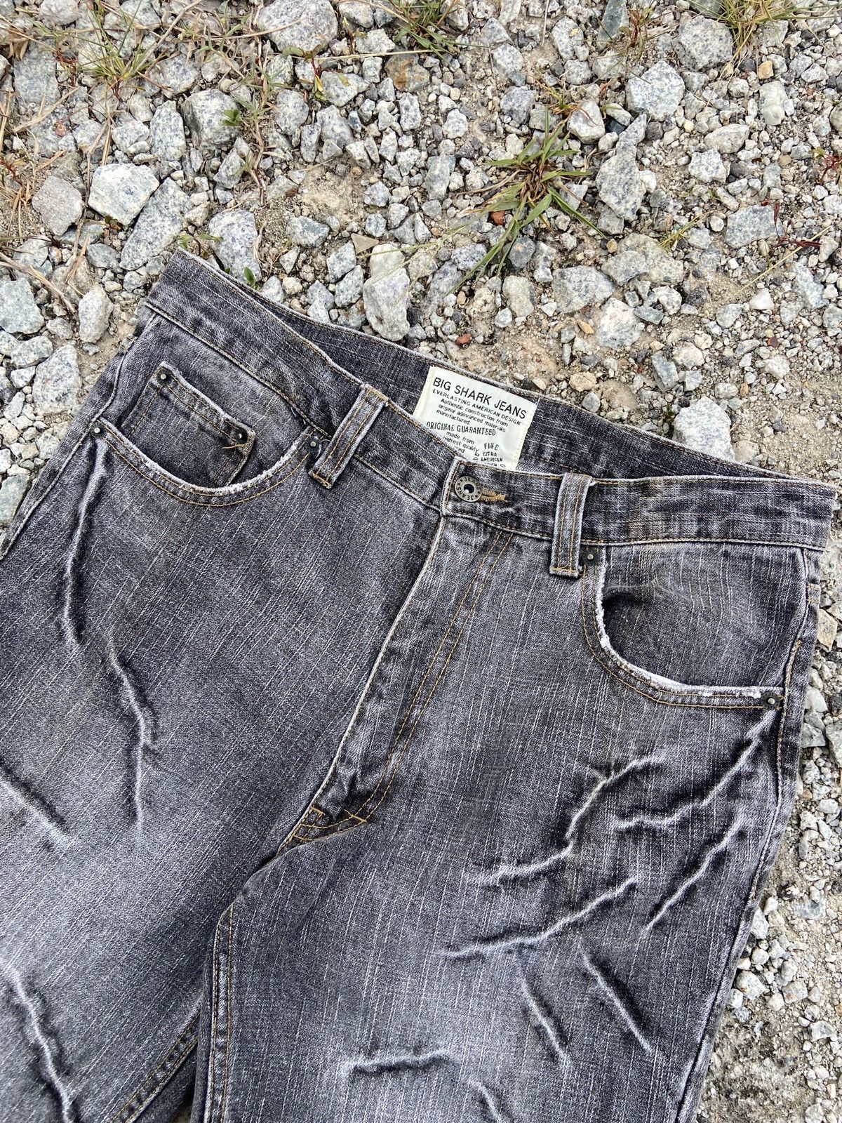 Affliction × Japanese Brand × Vintage Vintage Crazy Design Affliaction Inspired Denim Size US 32 / EU 48 - 3 Thumbnail