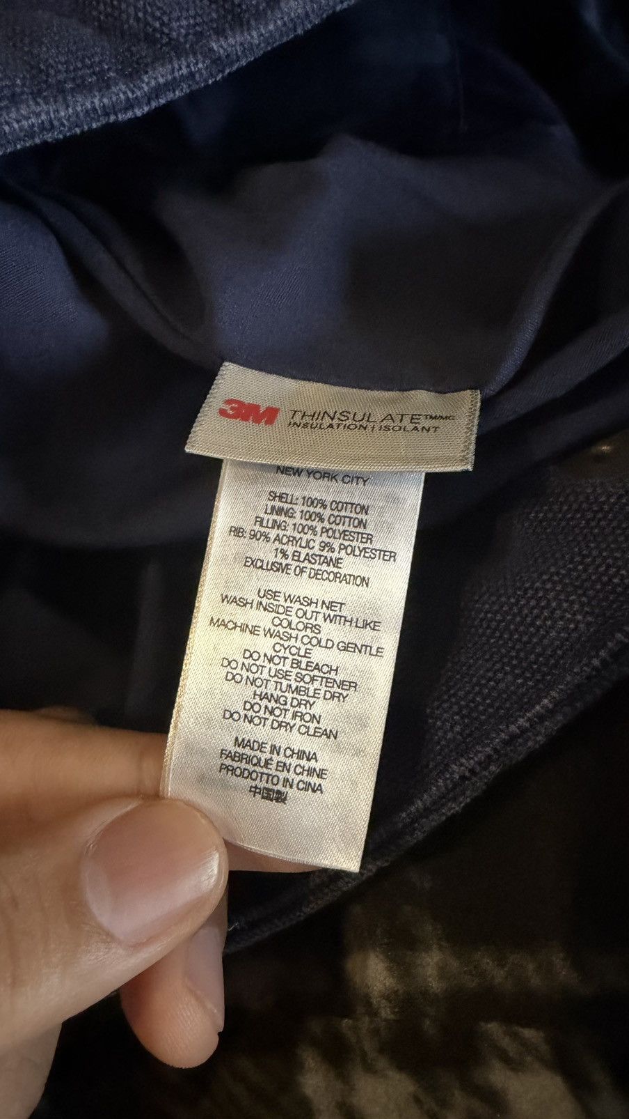 B.B. Simon × Supreme Supreme B.B simon quilted work jacket (XL) (Blue) Size US XL / EU 56 / 4 - 6 Thumbnail