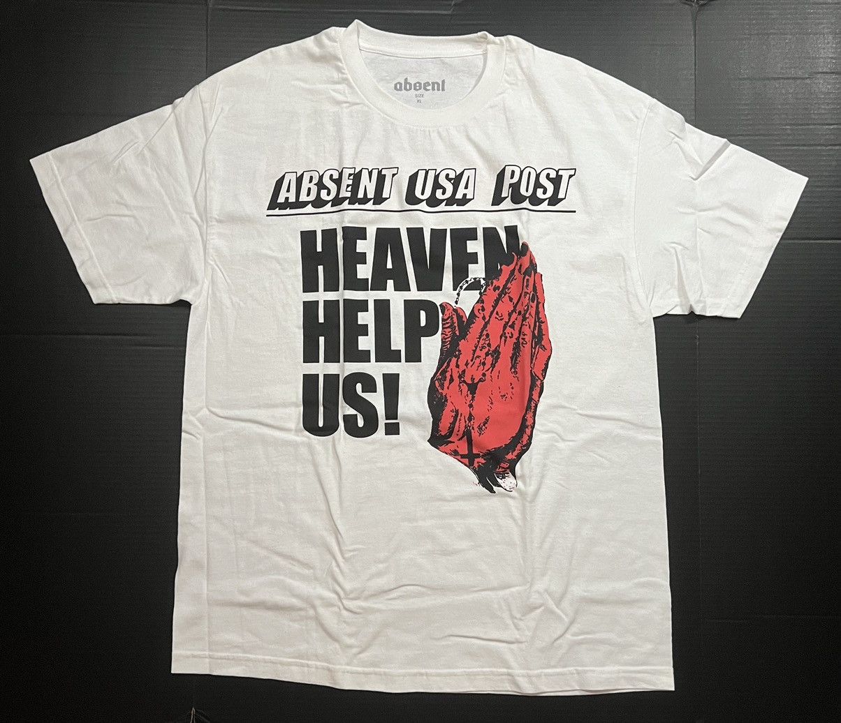 Absent Absent Heaven Help Us Covid 2020 T-Shirt - White XL Size US XL / EU 56 / 4 - 1 Thumbnail