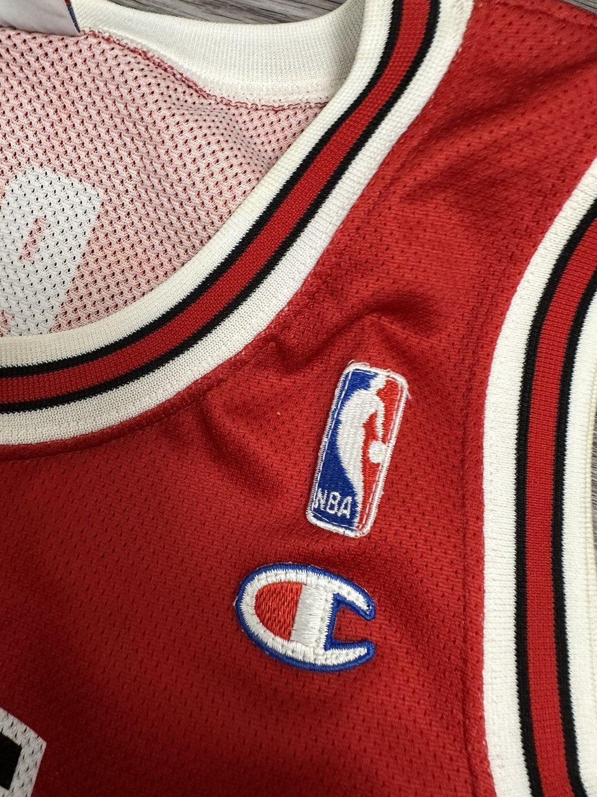 Champion Champion Chicago Bulls 23 Jordan Vintage Red Jersey hype Size US L / EU 52-54 / 3 - 6 Thumbnail