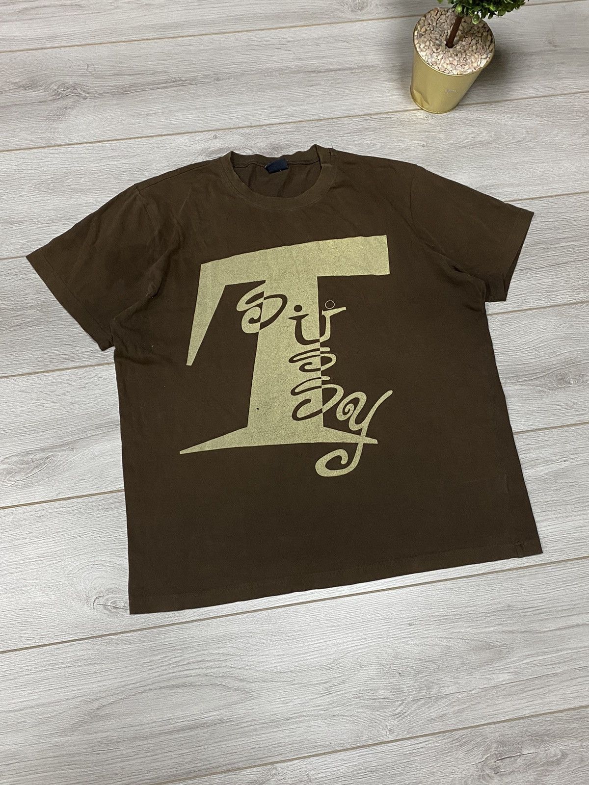 Stussy Stussy crew USA vintage 1990 t-shirt big logo Y2K Size US XL / EU 56 / 4 - 2 Thumbnail