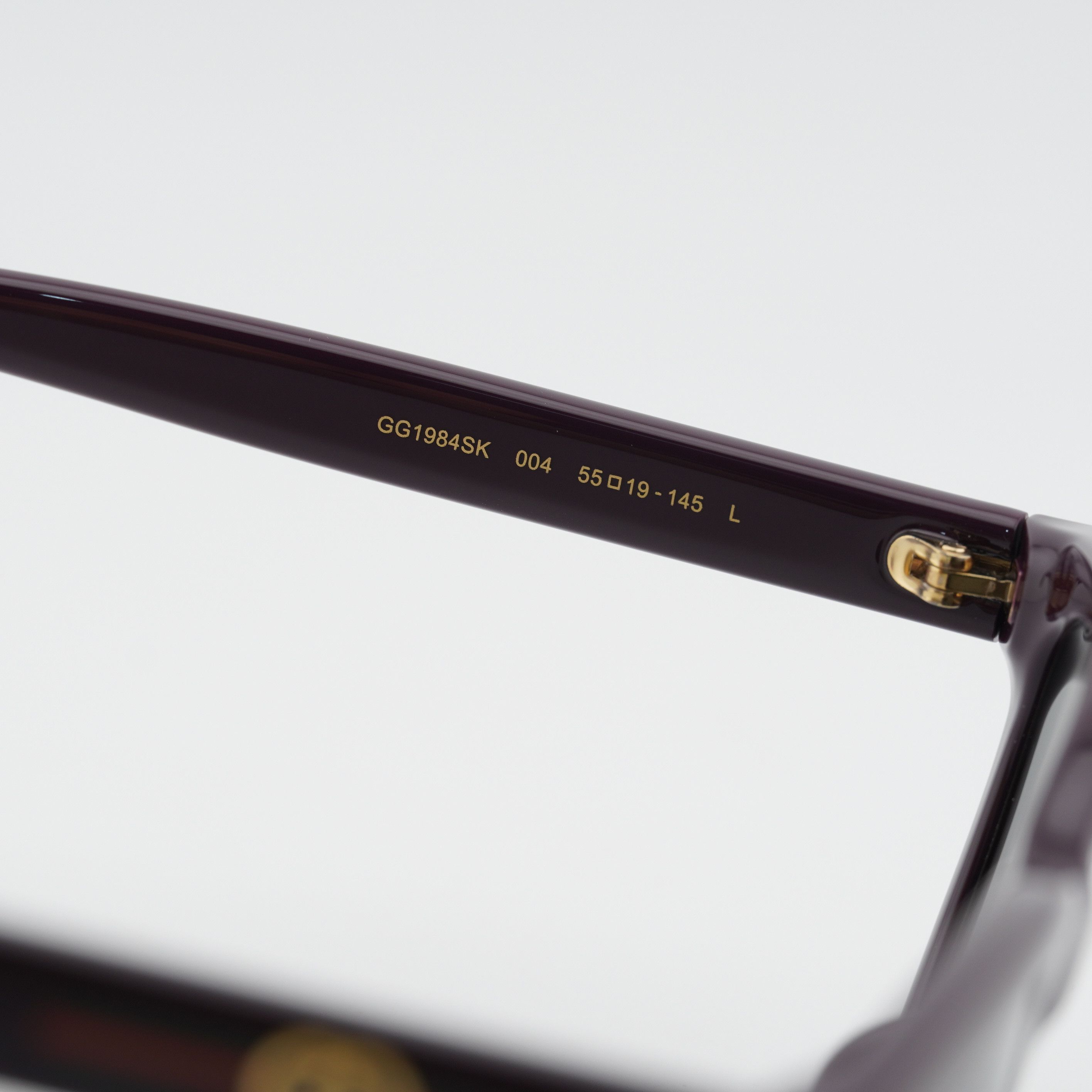 Gucci Gucci GG1984SK 004 Unisex Sunglasses Violet Square Frame Size ONE SIZE - 10 Thumbnail
