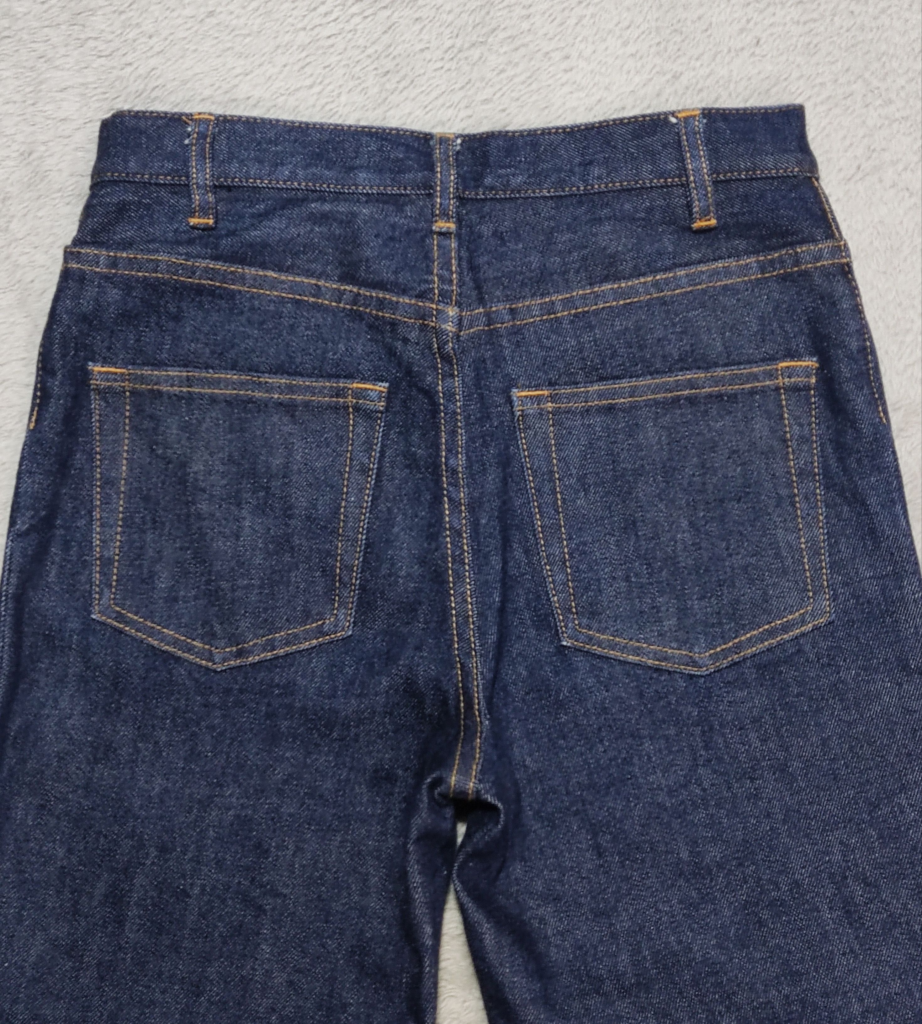 A.P.C. A.P.C. Sailor Jean Dark Indigo Wide Leg Raw Denim High Waist Size US 26 / EU 42 - 11 Thumbnail