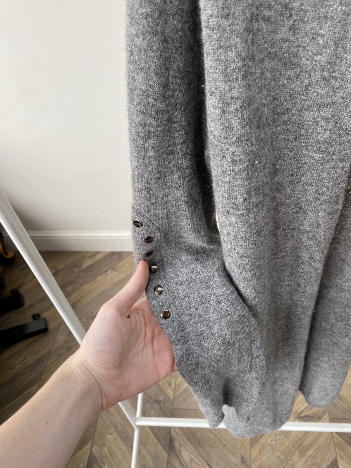 Sandro Vintage Sandro Open Front women’s Cardigan Wool Cashmere Size M / US 6-8 / IT 42-44 - 5 Thumbnail
