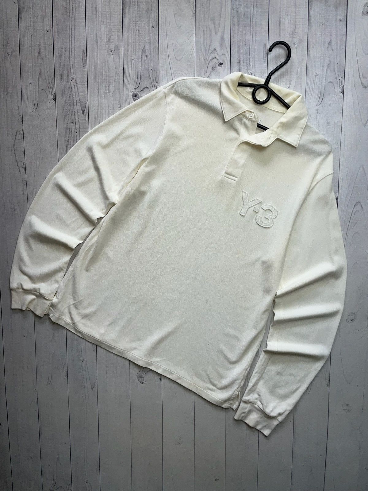 Adidas × Vintage × Y-3 Vintage Y-3 Adidas x Yohji Yamamoto rugby jersey size M logo Size US M / EU 48-50 / 2 - 1 Thumbnail