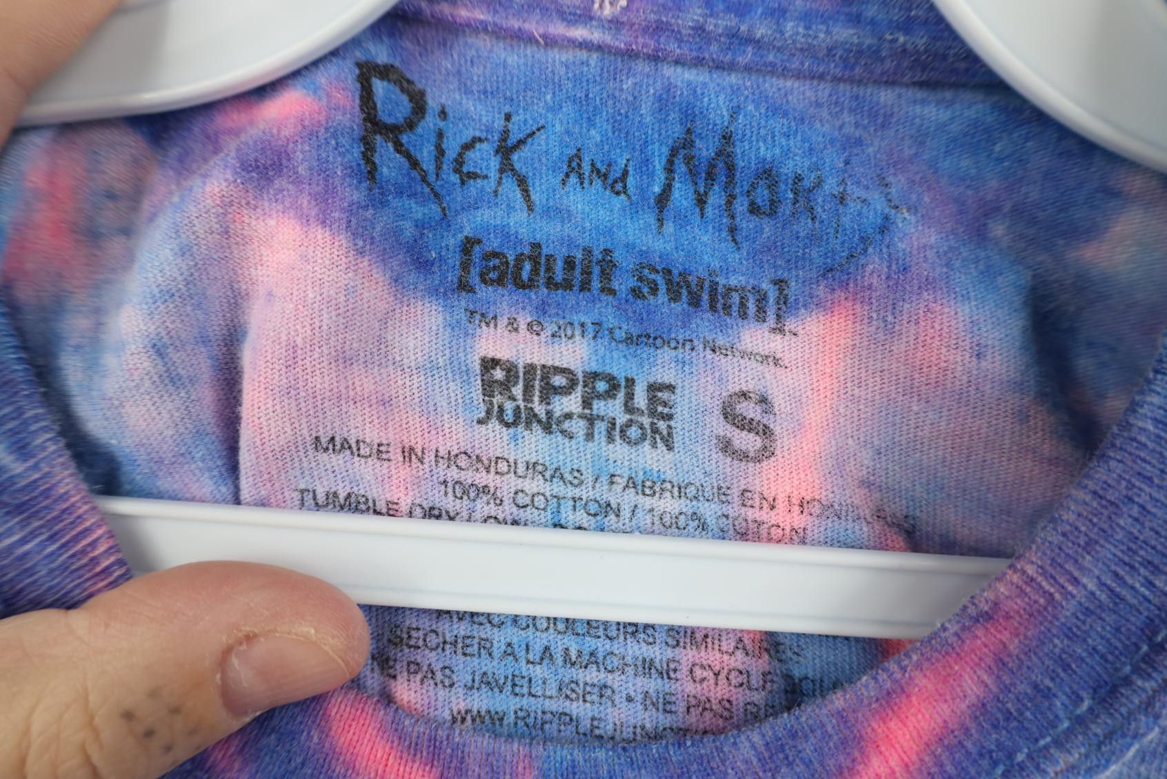 Vintage Y2K Rick and Morty Get Schwifty Tie Dye Short Sleeve T-Shirt Size US S / EU 44-46 / 1 - 9 Thumbnail