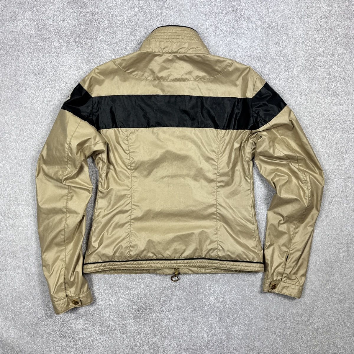 Moncler Women`s Moncler Big Logo Gold Polyester Light Jacket Size 1 Size S / US 4 / IT 40 - 5 Thumbnail