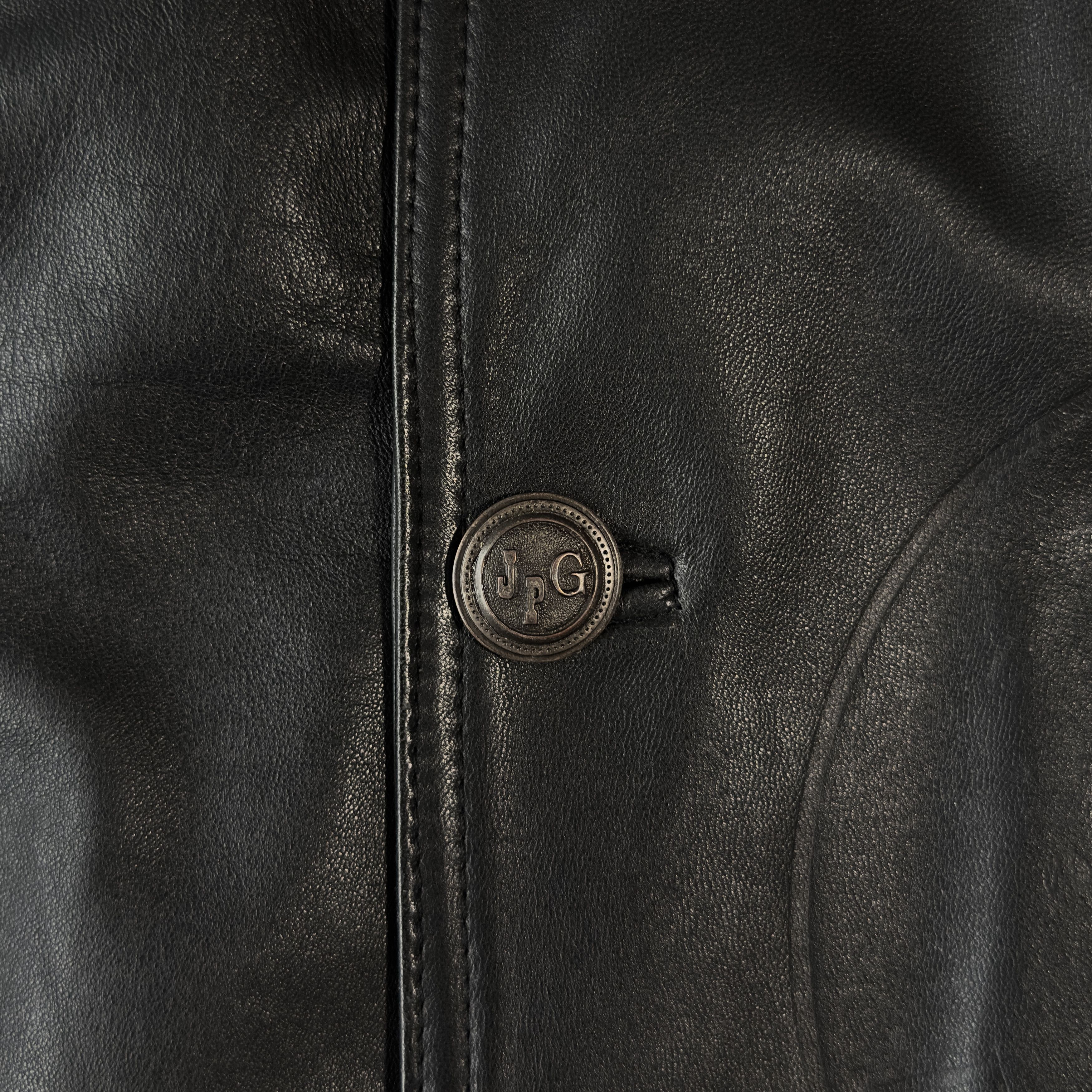Jean Paul Gaultier Jean Paul Gaultier – Long Leather Coat, 1990s Size US L / EU 52-54 / 3 - 6 Thumbnail