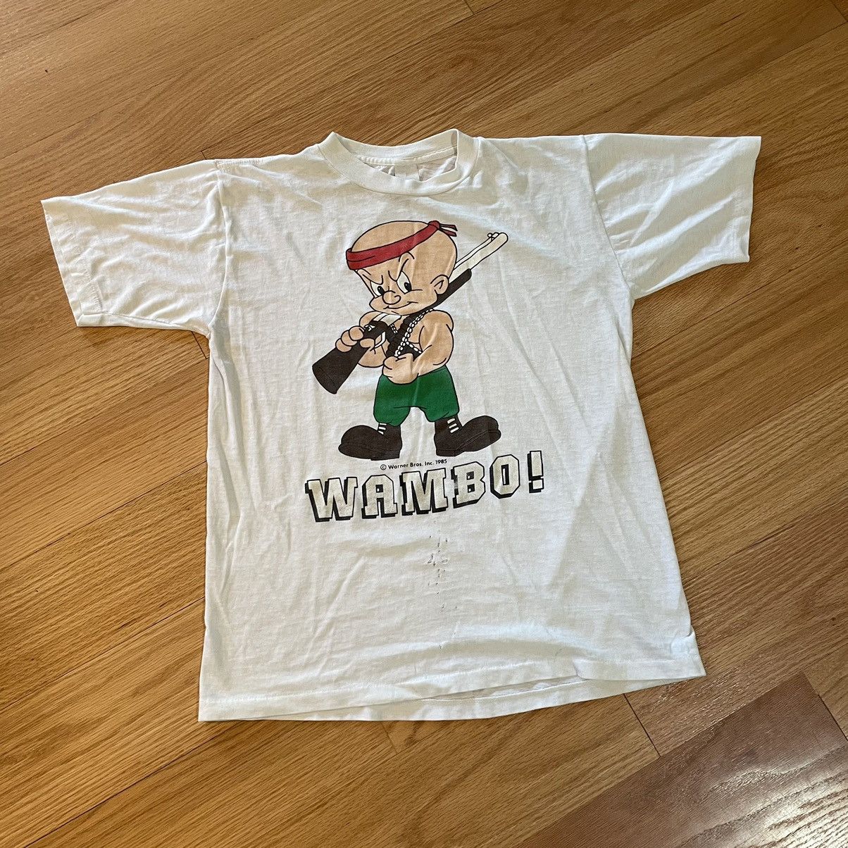 Vintage Vintage Looney Tunes Rambo shirt Size US M / EU 48-50 / 2 - 1 Thumbnail