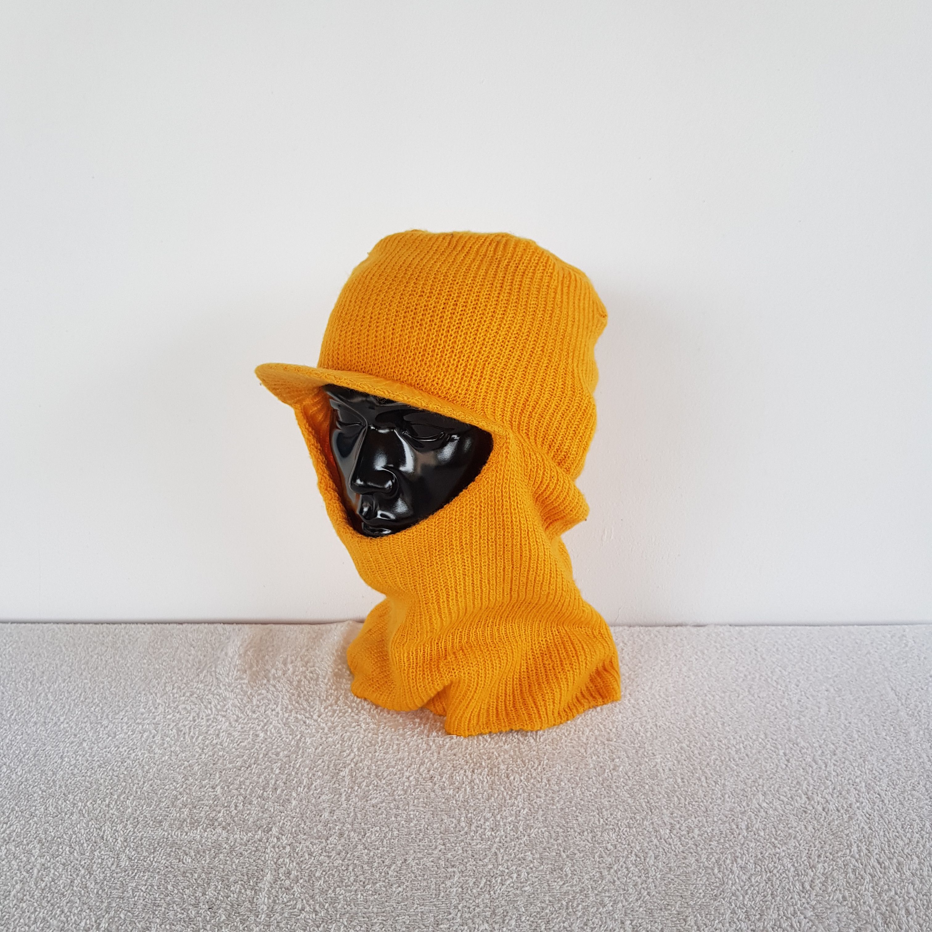 Japanese Brand Vintage Japanese Earflap Hats Knitted Crochet Beanie Size ONE SIZE - 1 Thumbnail