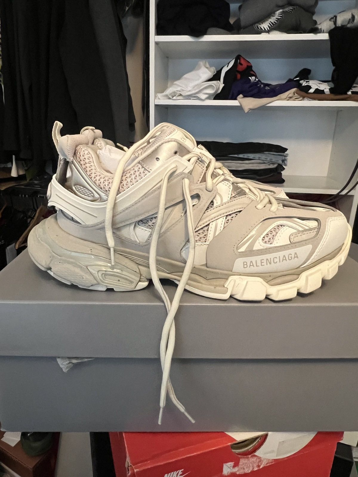 Balenciaga Balenciaga Track Recycled Bicolor Sneaker Size US 8 / EU 41 - 3 Thumbnail