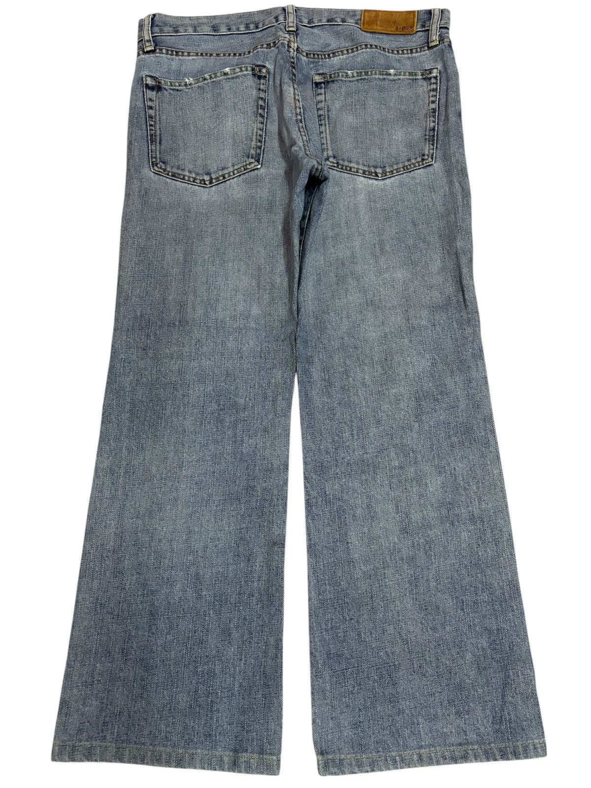 Japanese Brand × Kaihara Denim × Vintage Vintage Kaihara Uniqlo B-002 Blue Washed Jeans Size US 32 / EU 48 - 2 Thumbnail