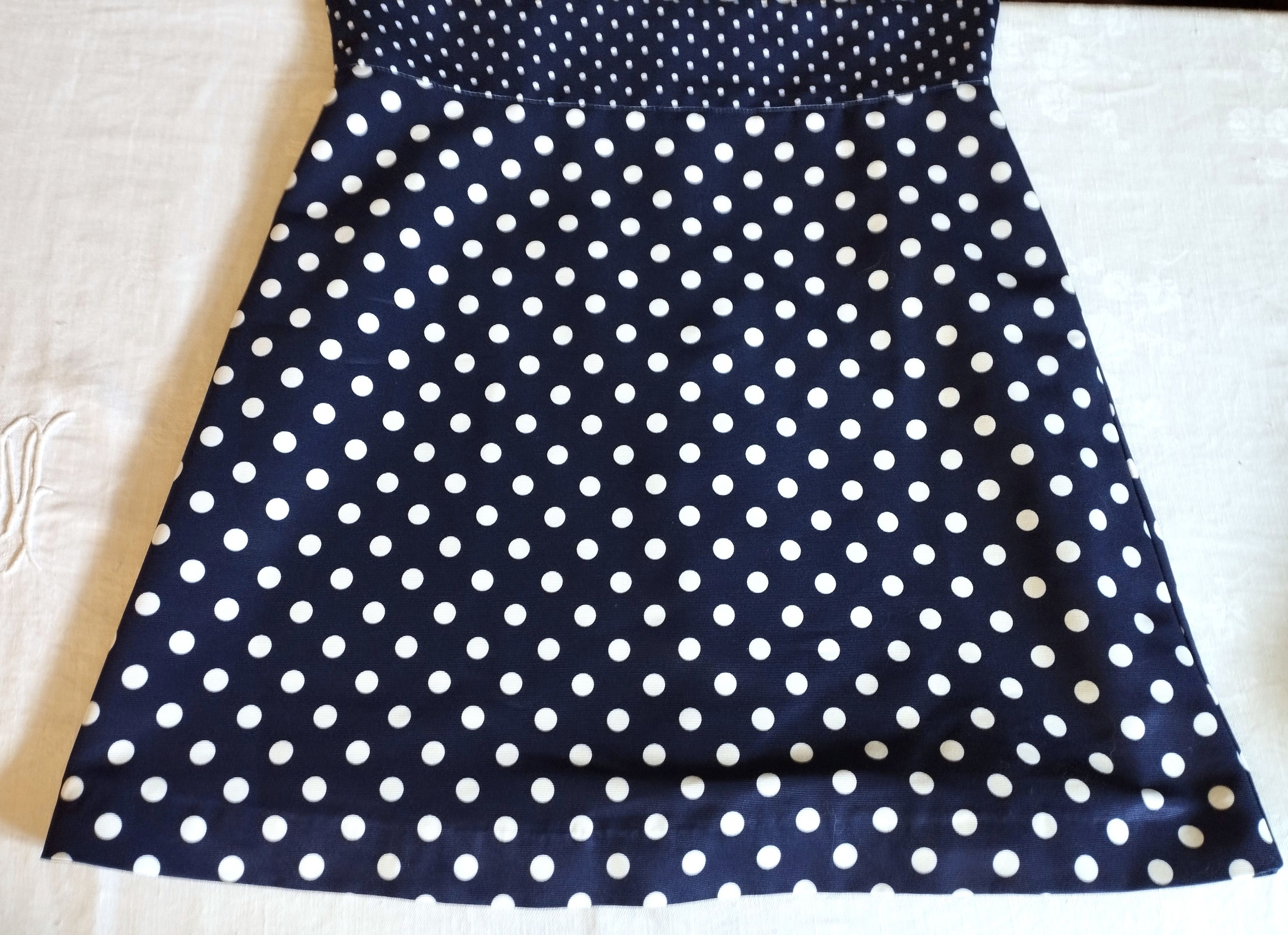 Designer René Derhy Robe Preppy Dotties T M Size M / US 6-8 / IT 42-44 - 8 Thumbnail