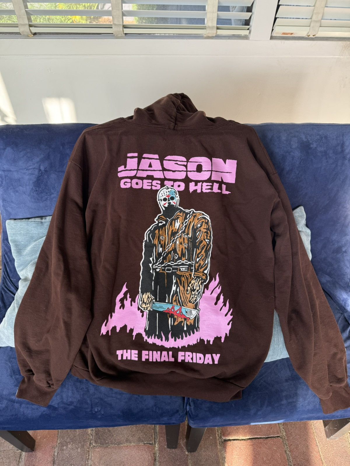 Warren Lotus Jason Goes To Hell Hoodie NWT size LARGE