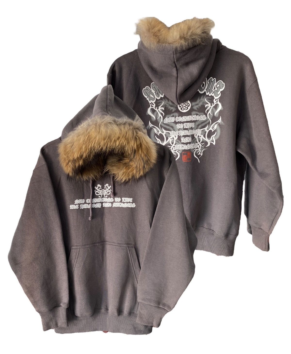 If Six Was Nine × Japanese Brand × Le Grande Bleu (L.G.B.) fur hoodie japanese brand desio poem Size US M / EU 48-50 / 2 - 1 Thumbnail