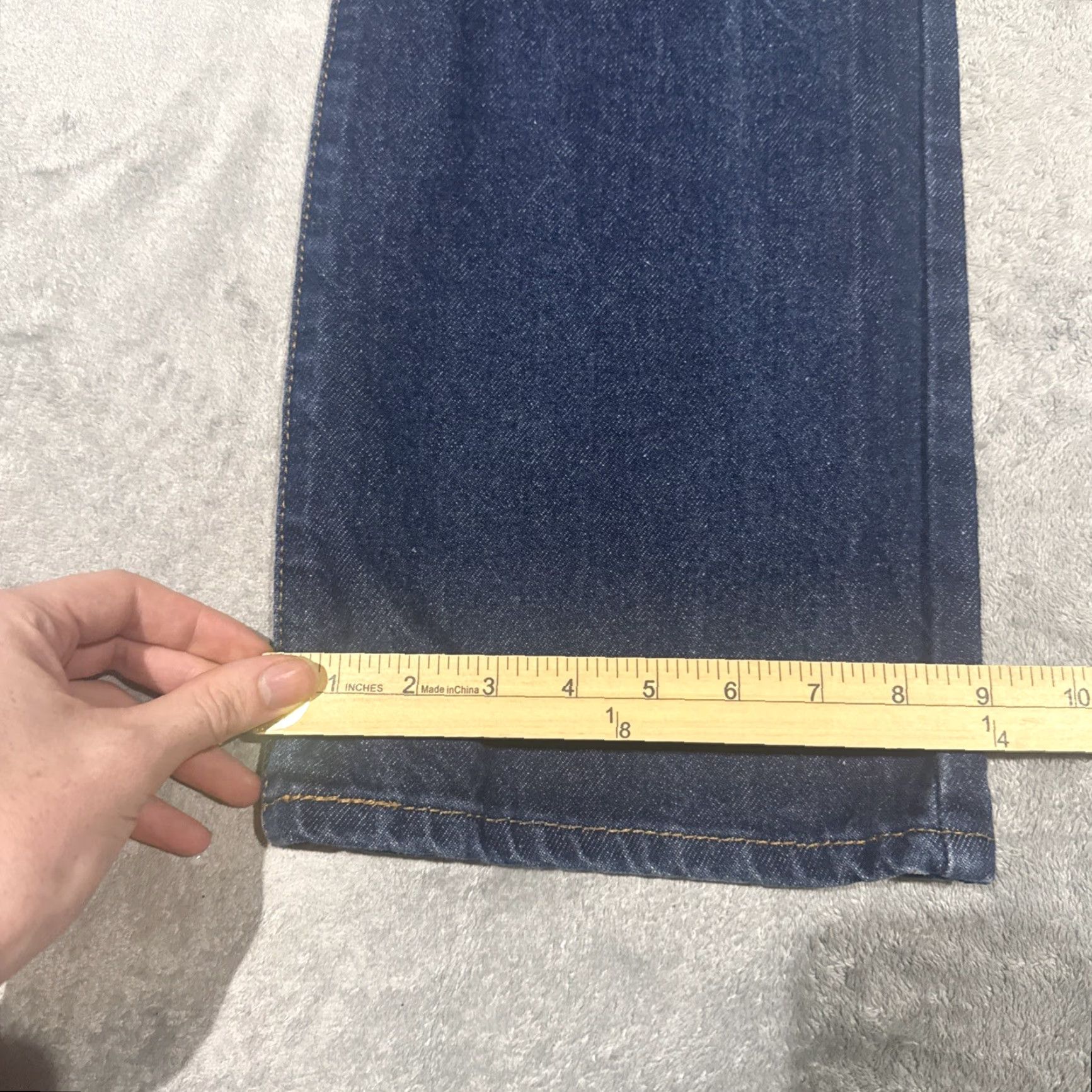 Levi's Levi's 517 Bootcut Jeans Mens 34 Yellowstone Cowboy Western Dark Wash 5-Pocket Denim Regular Fit 32 Inseam Blue Size US 33 - 6 Thumbnail